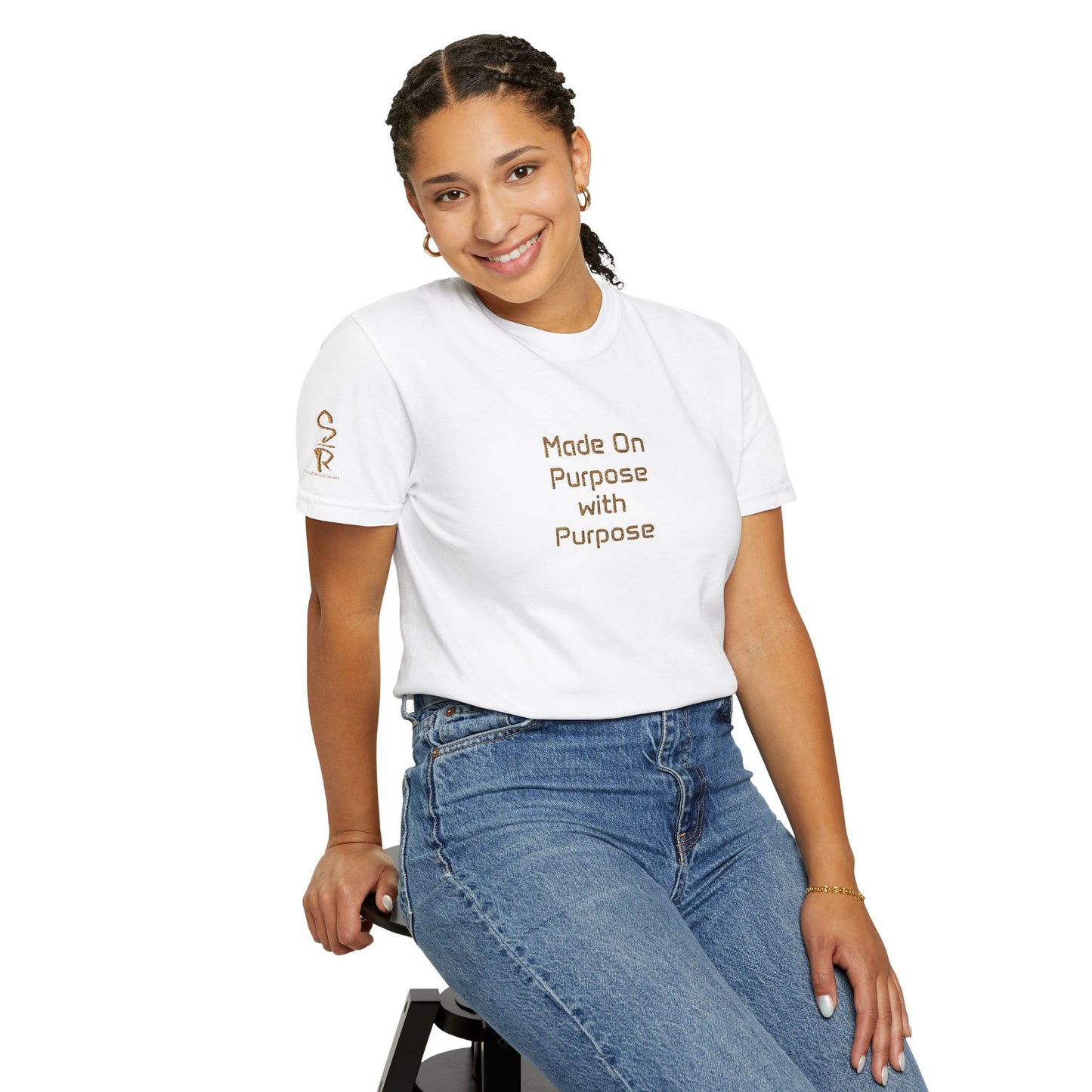 Made On Purpose with Purpose Tee – Divine Design. Intentional Walk.