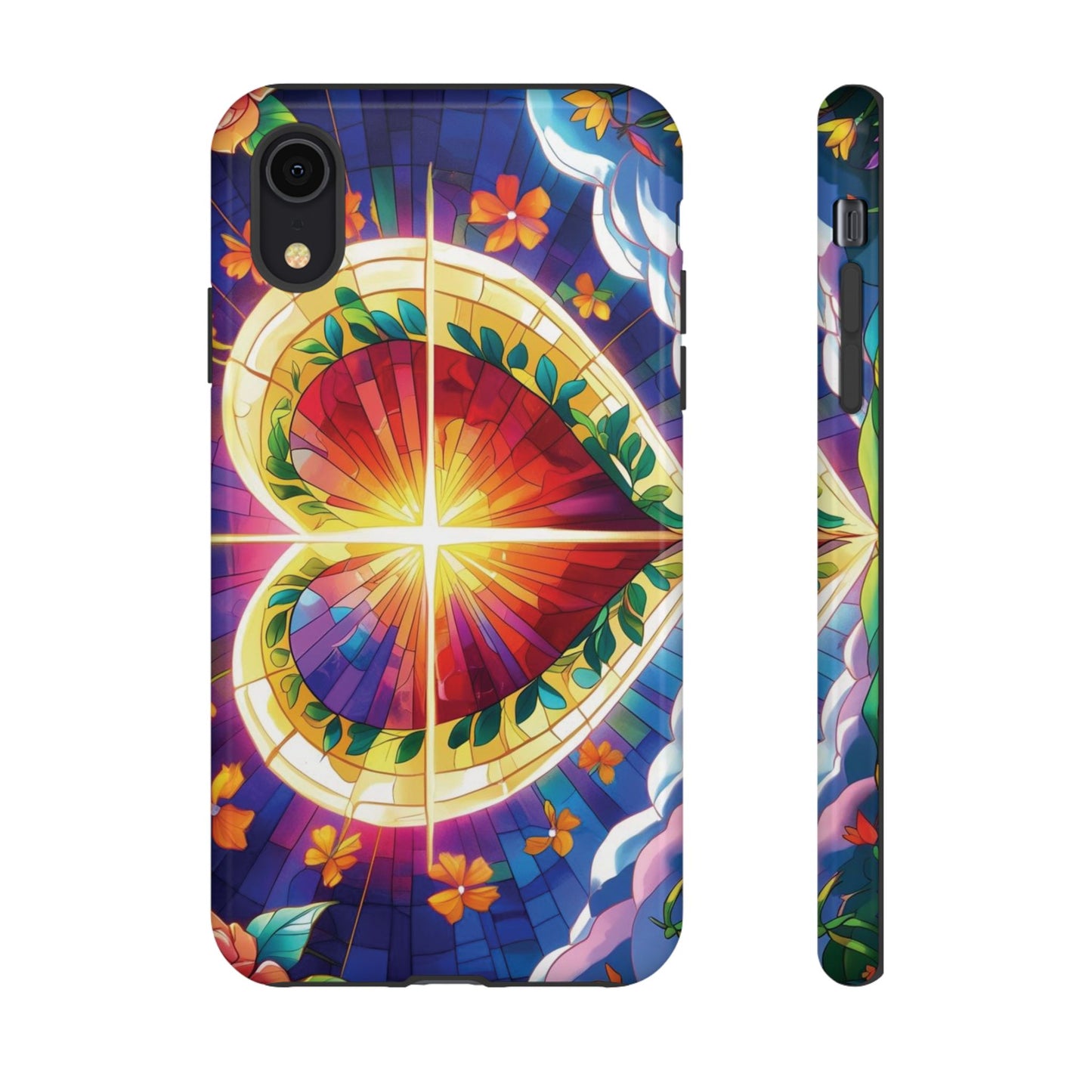 "Heart of Light" Phone Case – Stained Glass Faith Edition