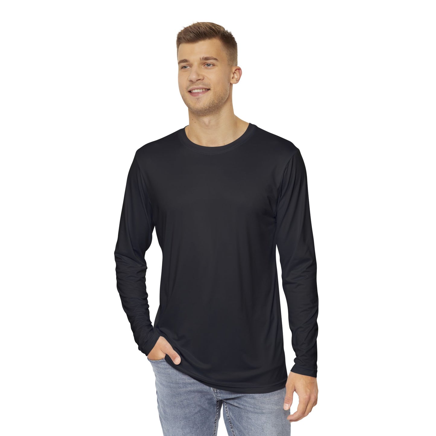 Faithful Layers Long Sleeve – Charcoal Black