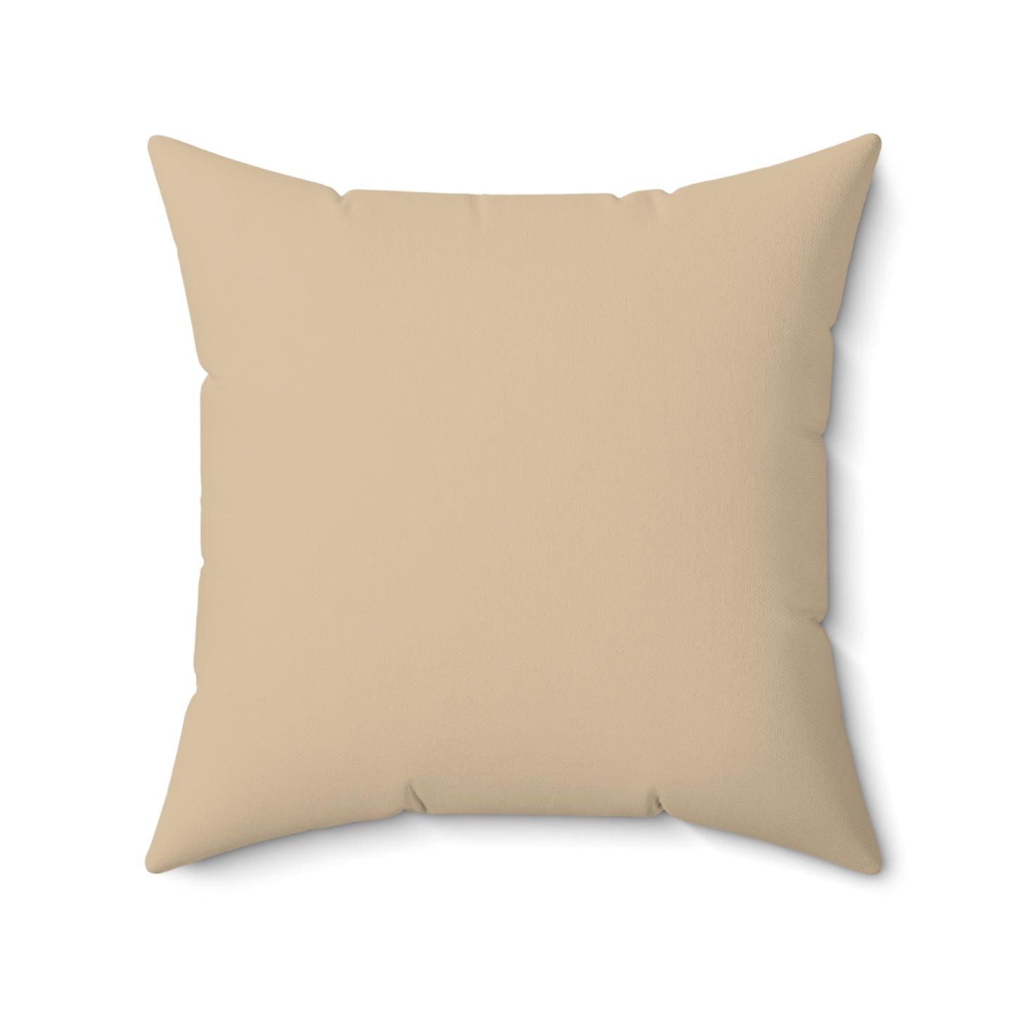 Natural Deco: Soft Beige Throw Pillow