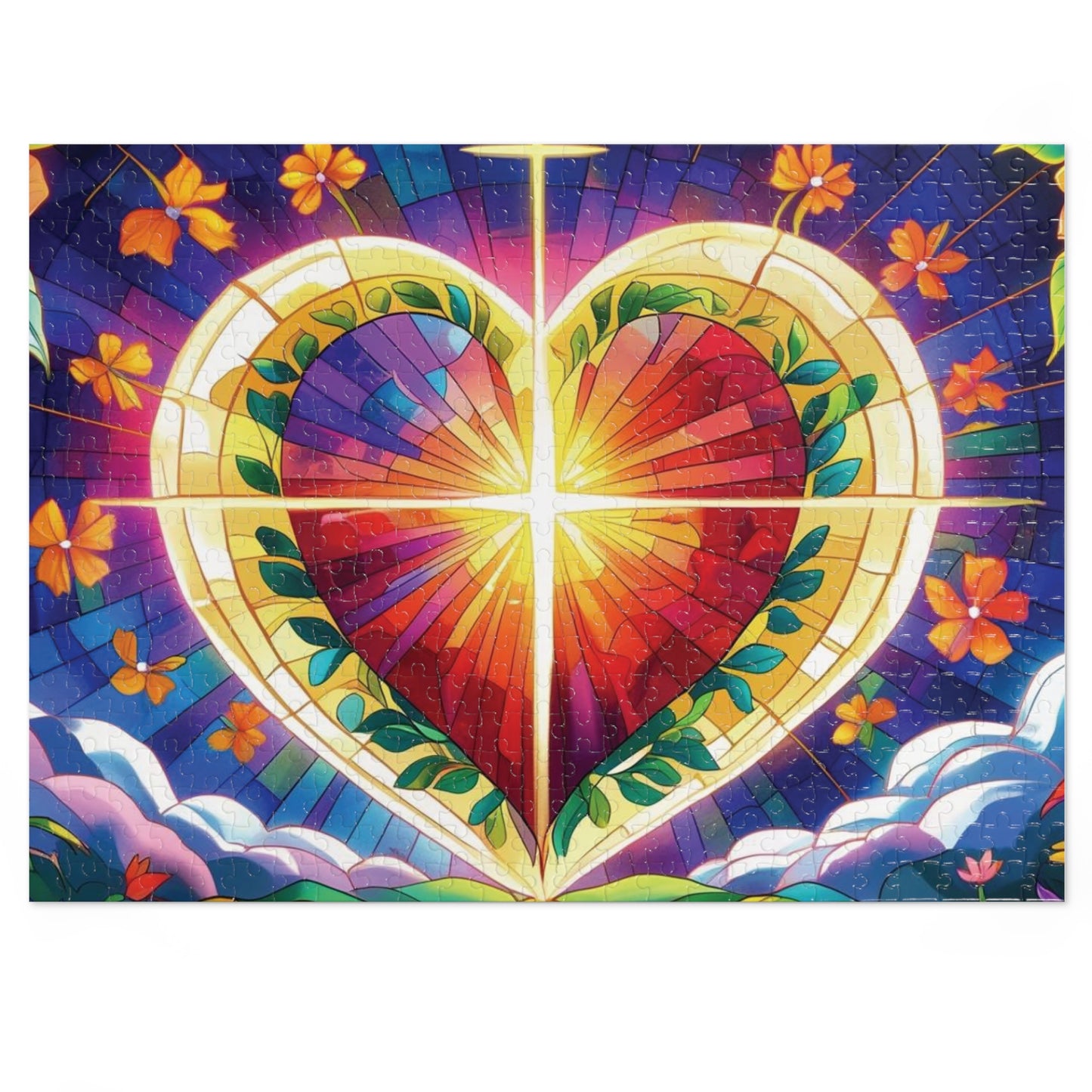 "Heaven’s Heart: Light of Love Puzzle"