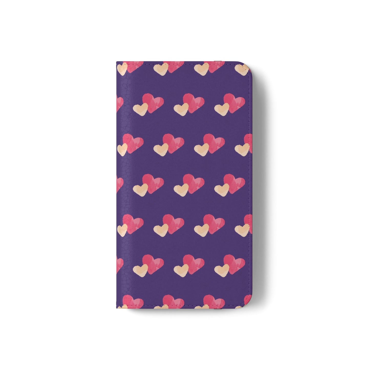 "Faith-Filled Hearts | Flip Phone Case – Purple"