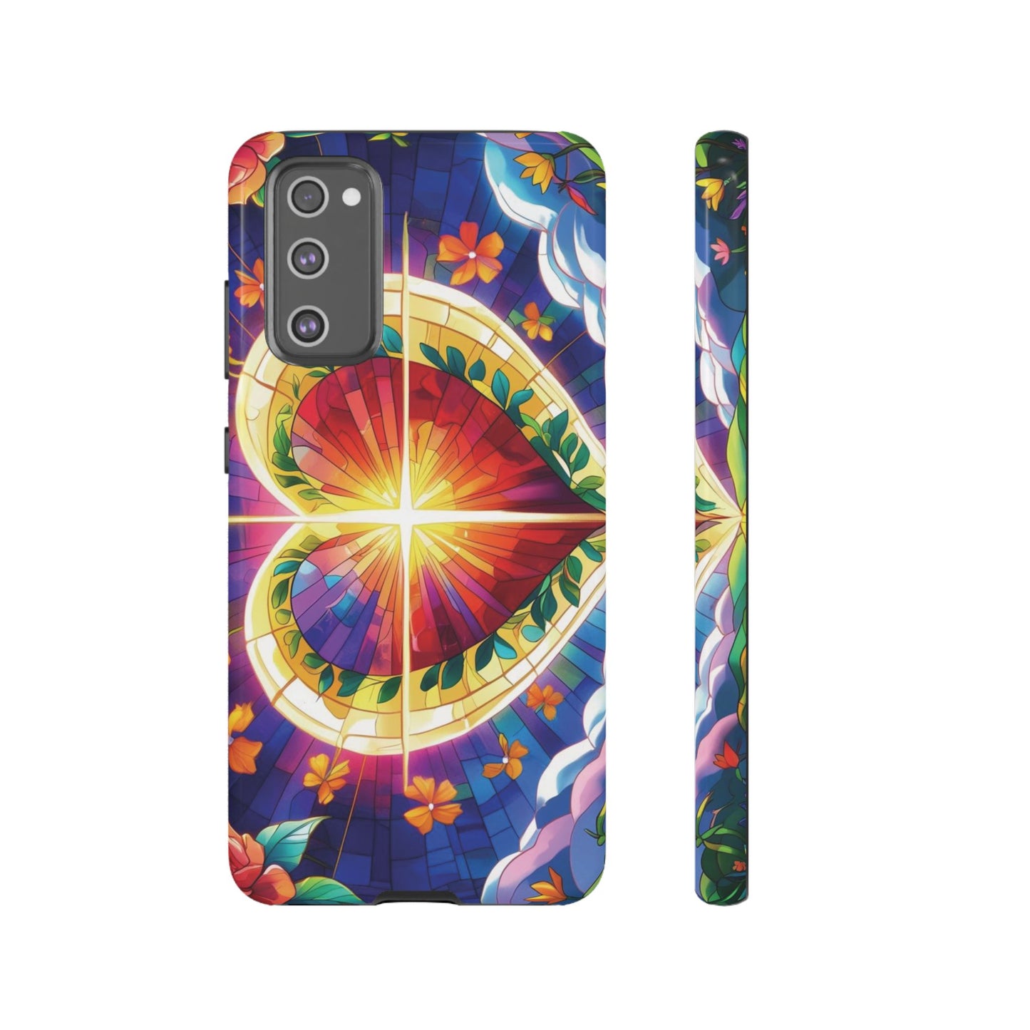 "Heart of Light" Phone Case – Stained Glass Faith Edition