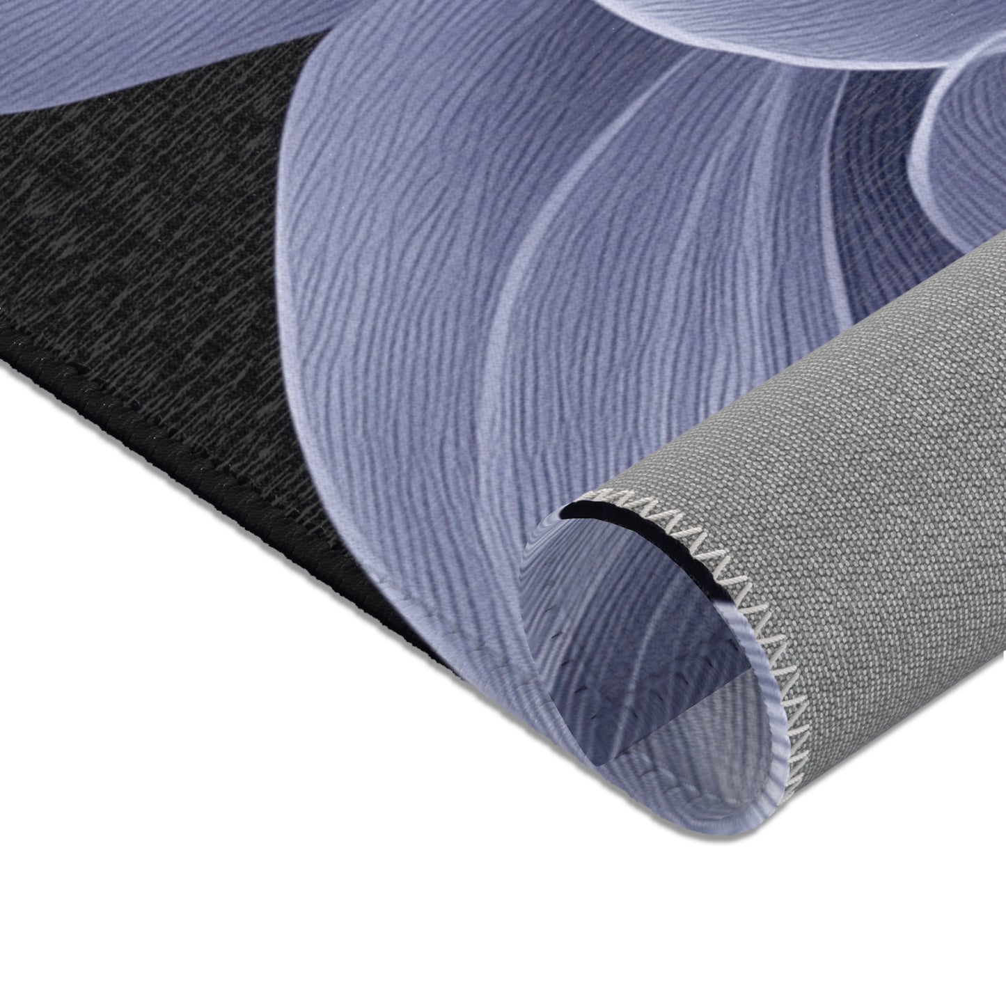 Midnight Bloom Noir Area Rug