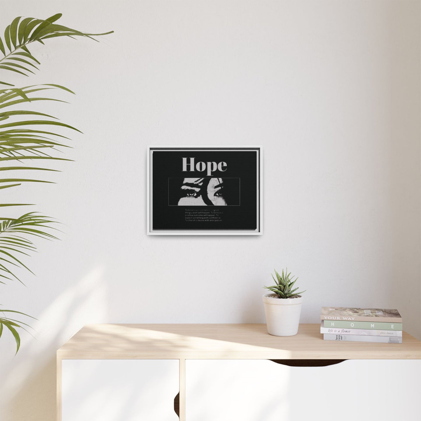Hope – Eyes That Still Believe (Framed Art Print)