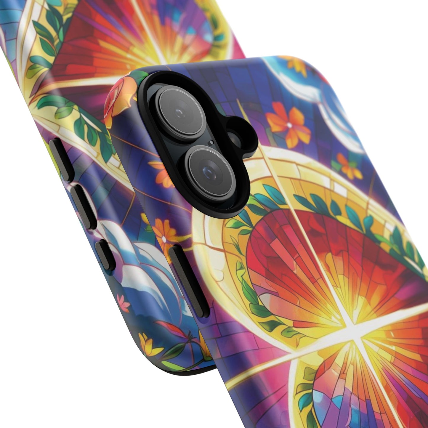 "Heart of Light" Phone Case – Stained Glass Faith Edition