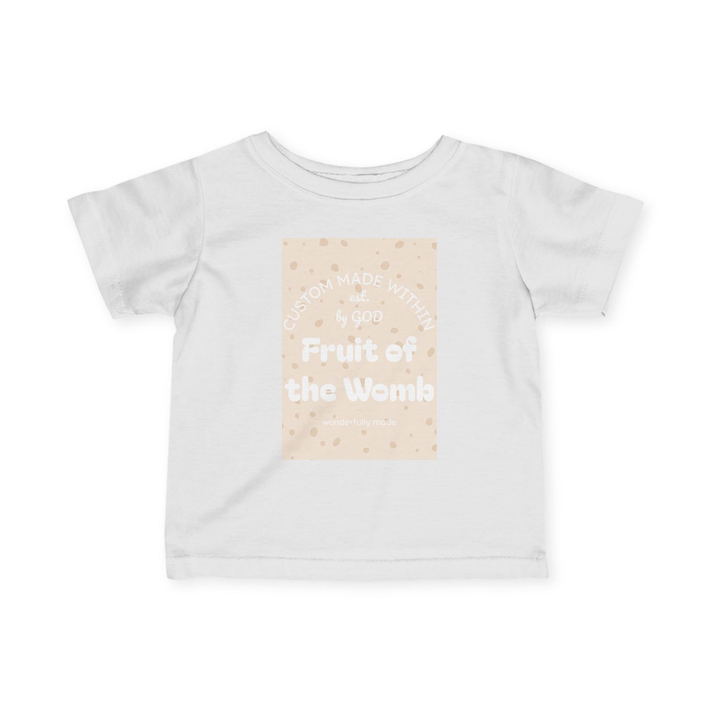 Fruit of the Womb Baby Tee – Sandstone Sprinkle