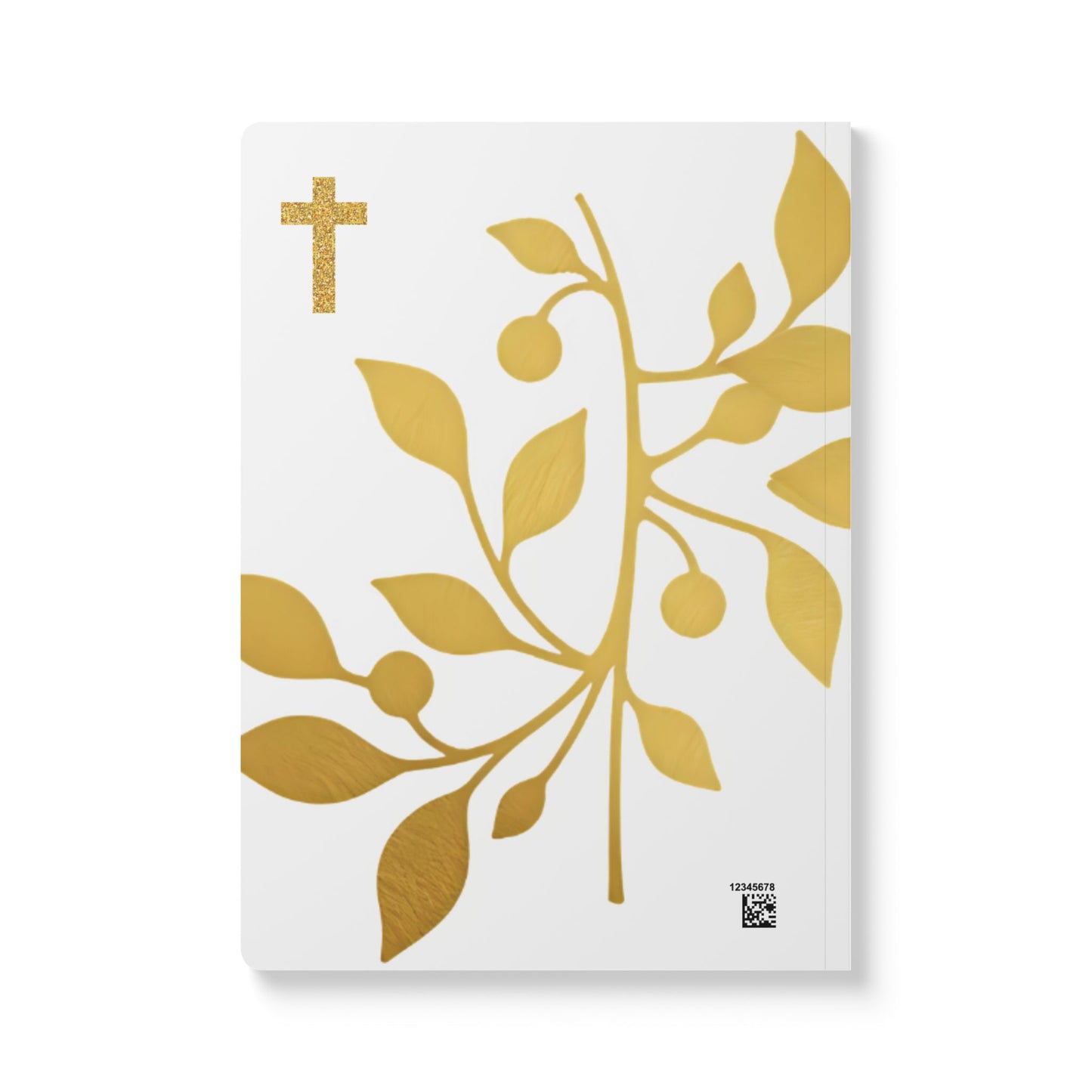 The Vine & The Branches – John 15:5 Journal (White & Gold)