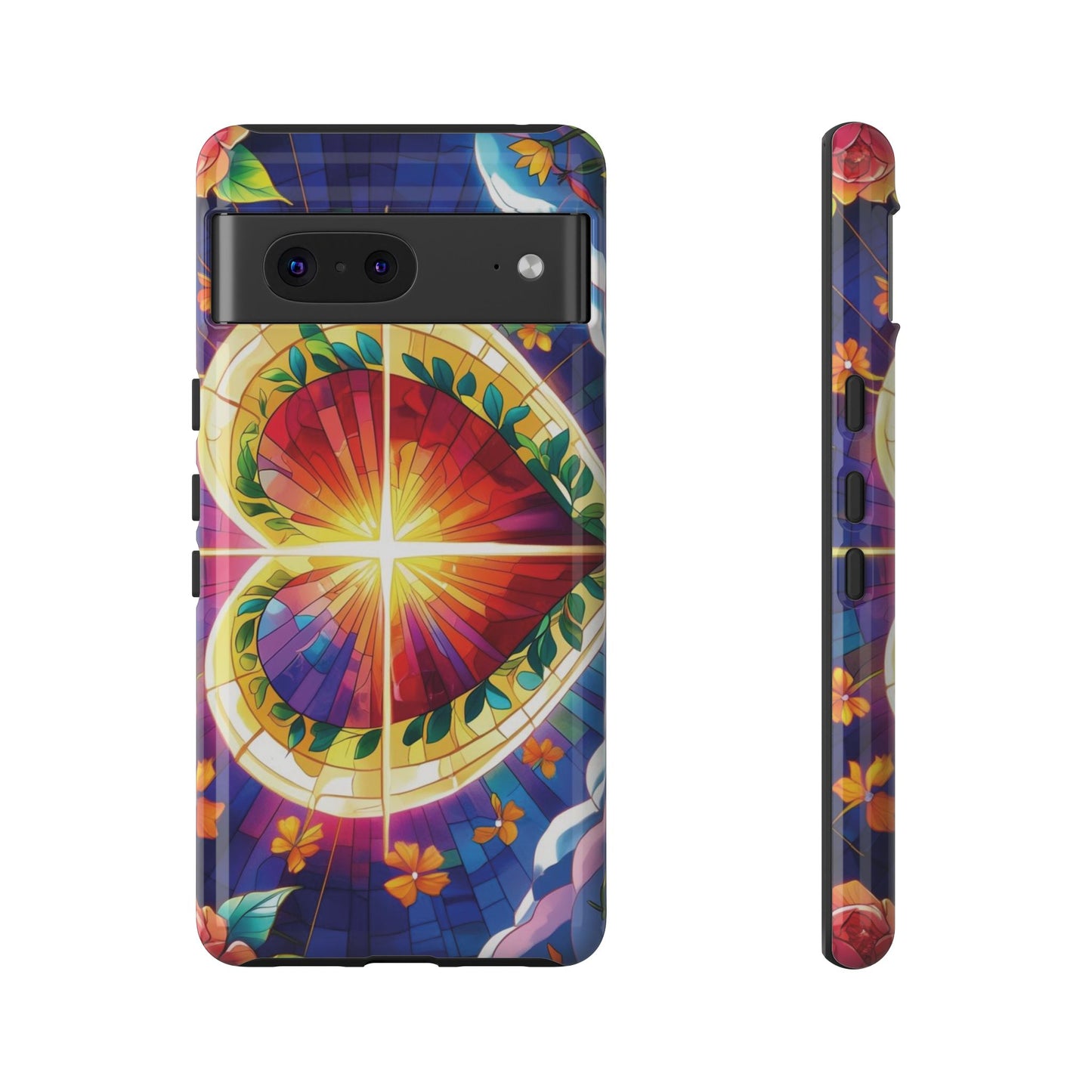 "Heart of Light" Phone Case – Stained Glass Faith Edition