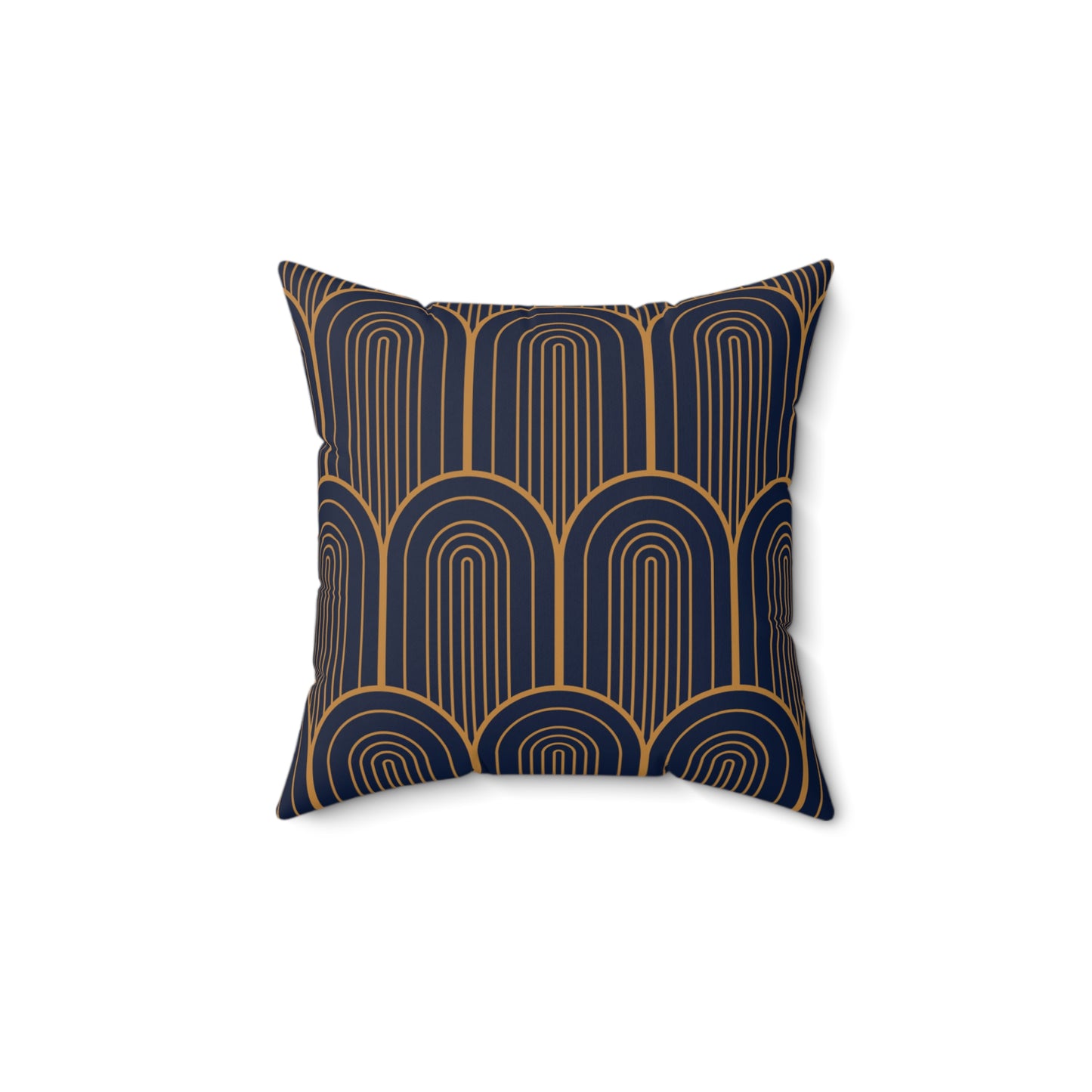 Midnight Luxe Archways Throw Pillow