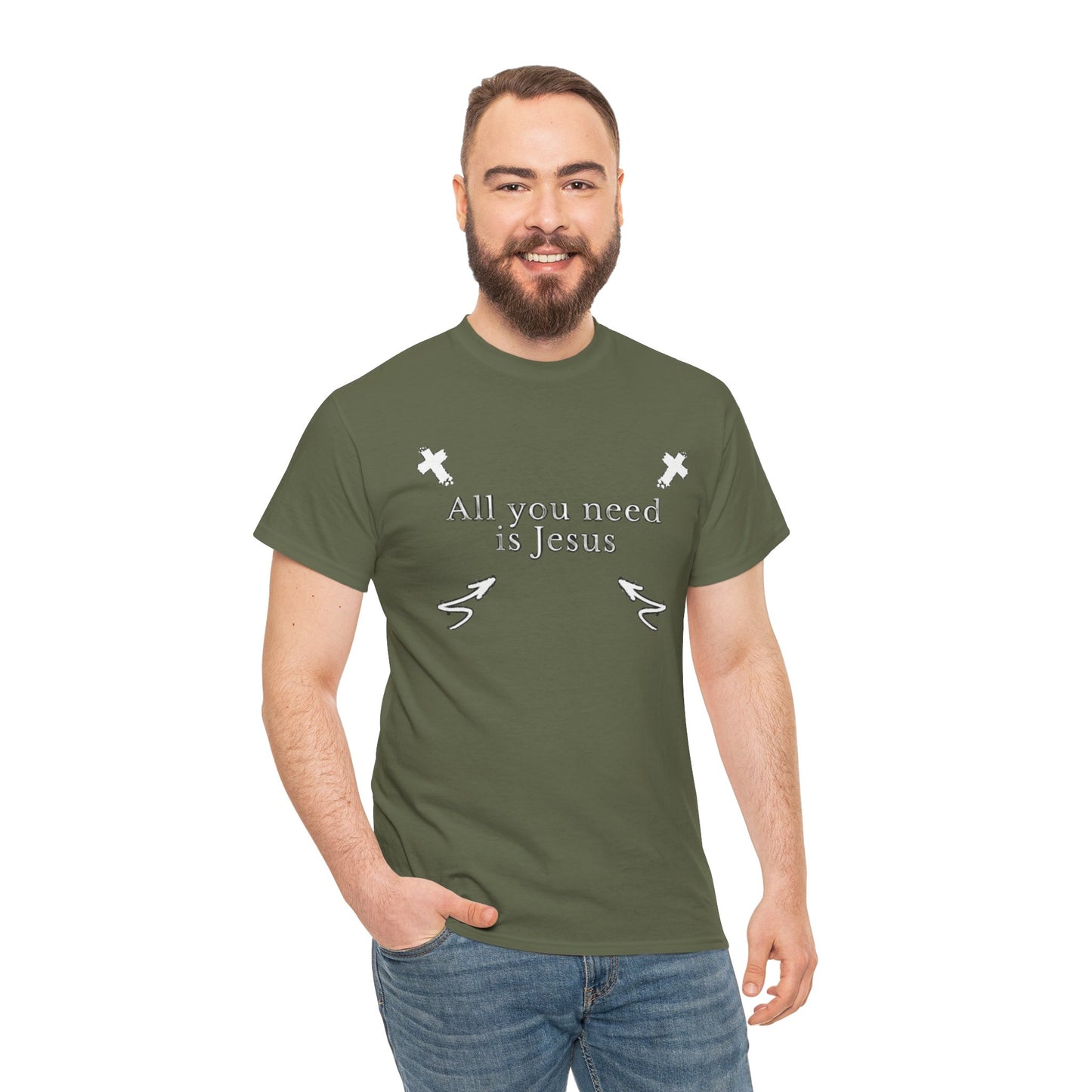 All You Need Is Jesus Tee – Simple. True. Eternal.