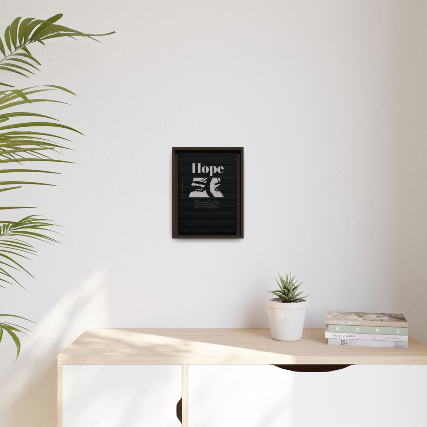 Hope – Eyes That Still Believe (Framed Art Print)