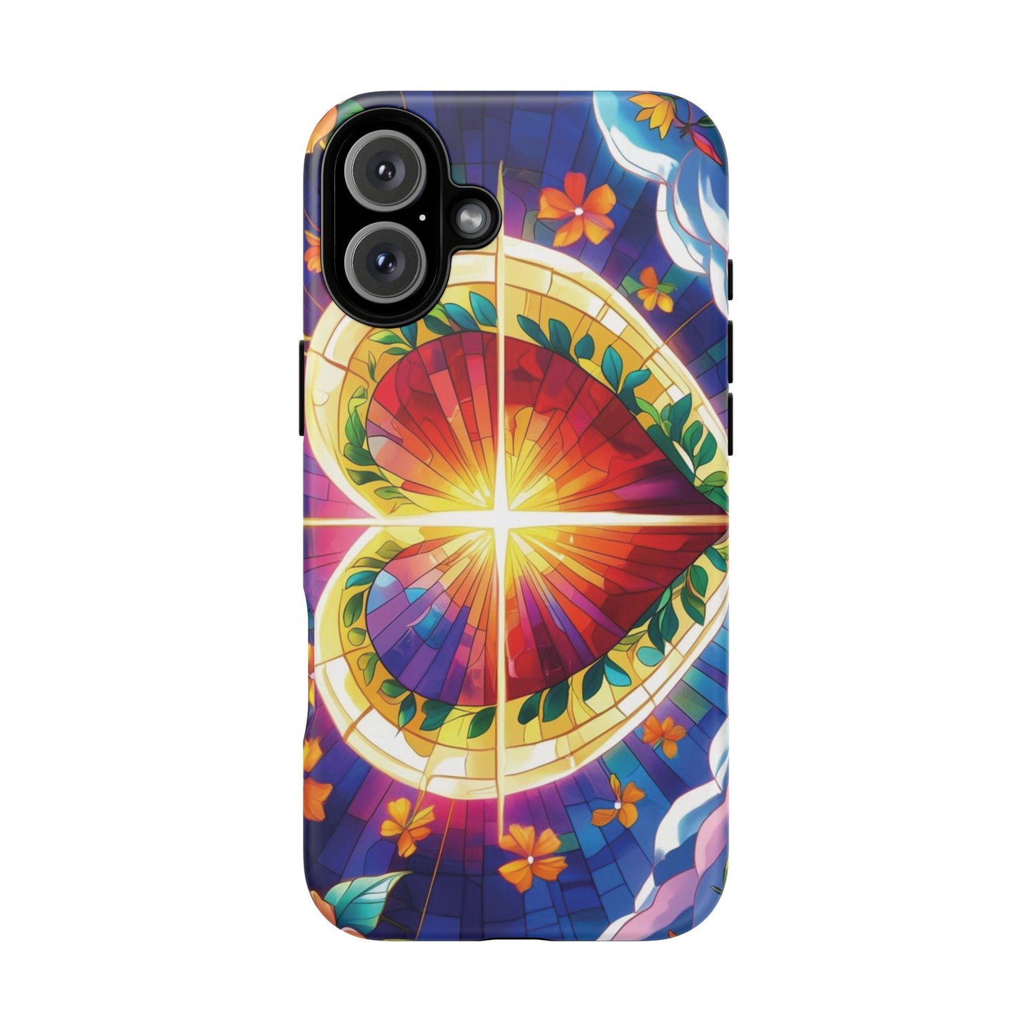 "Heart of Light" Phone Case – Stained Glass Faith Edition