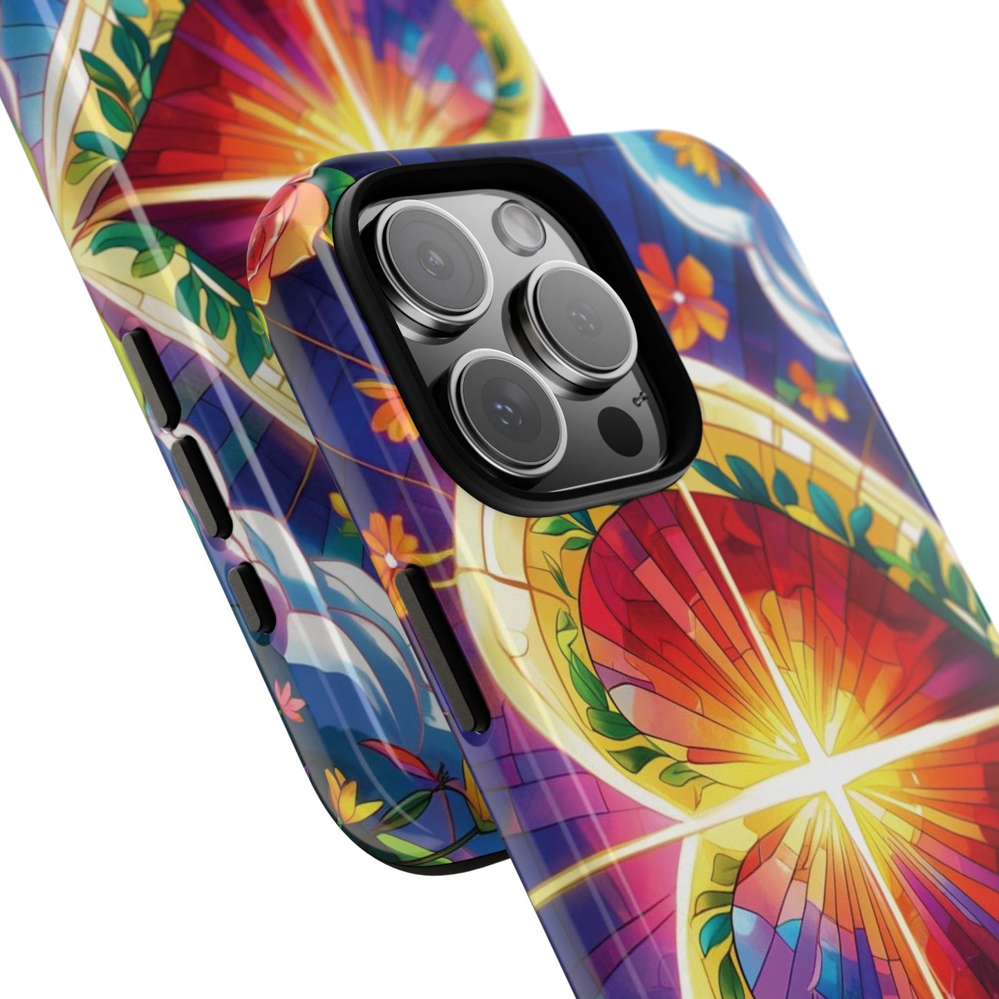 "Heart of Light" Phone Case – Stained Glass Faith Edition