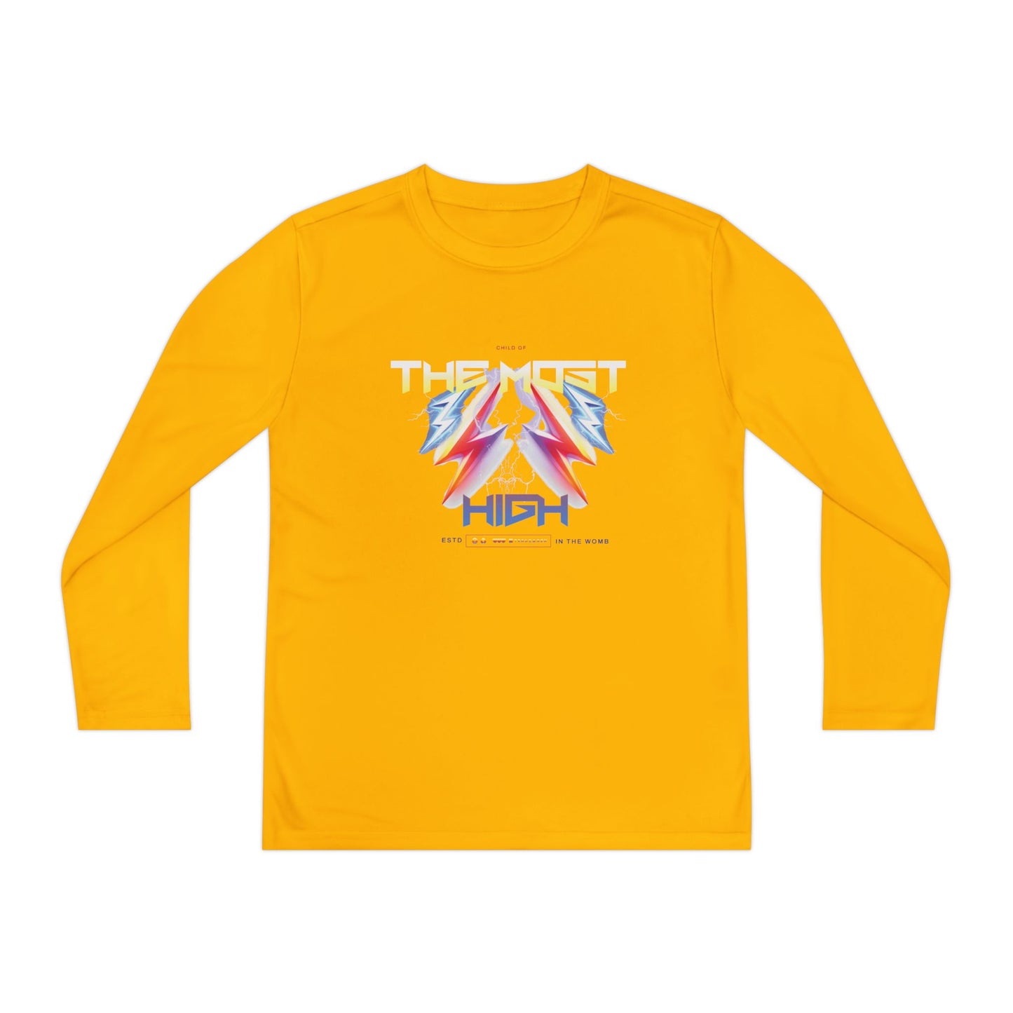 Child of the Most High – Youth Long Sleeve Tee (Unisex, Multiple Colors)