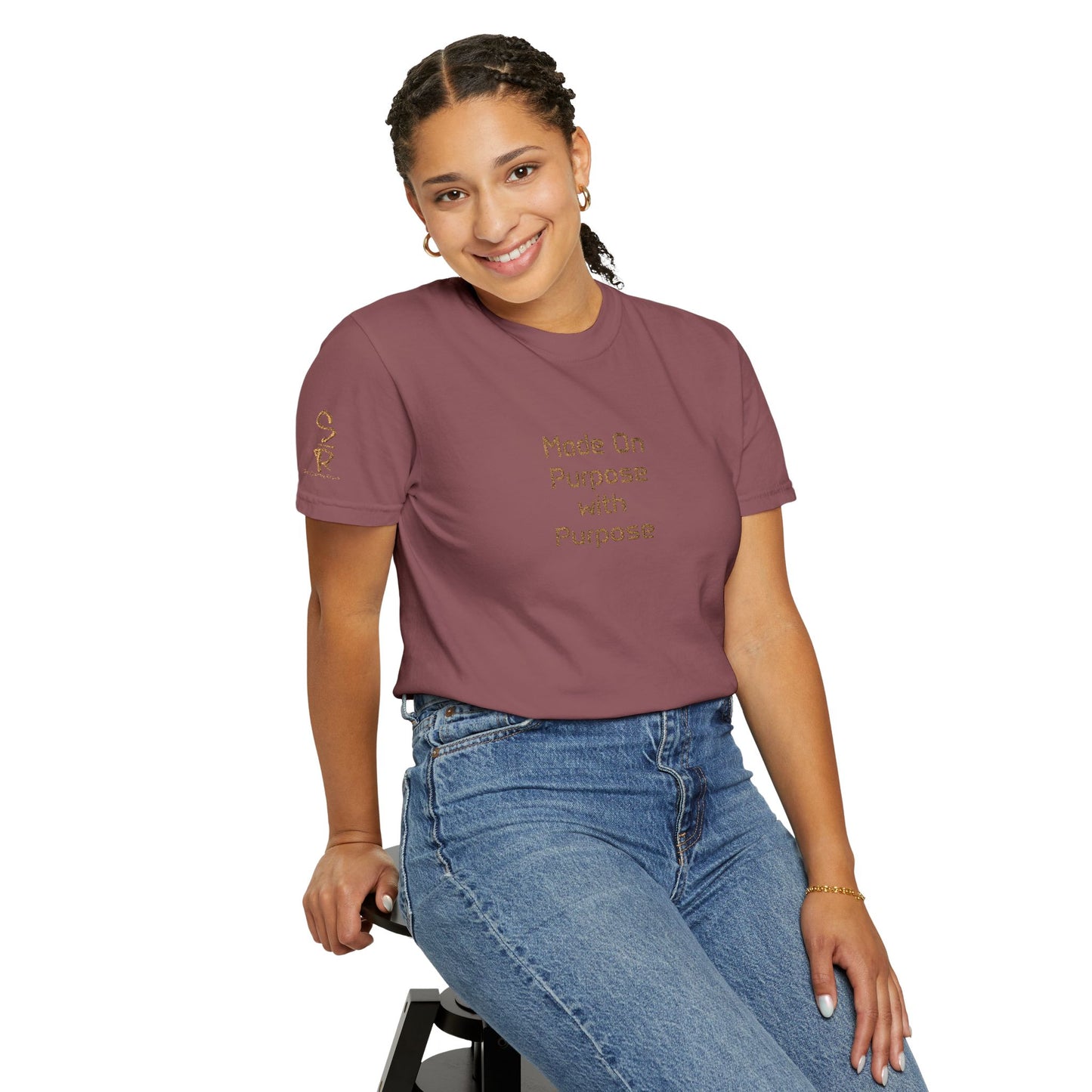 Made On Purpose with Purpose Tee – Divine Design. Intentional Walk.