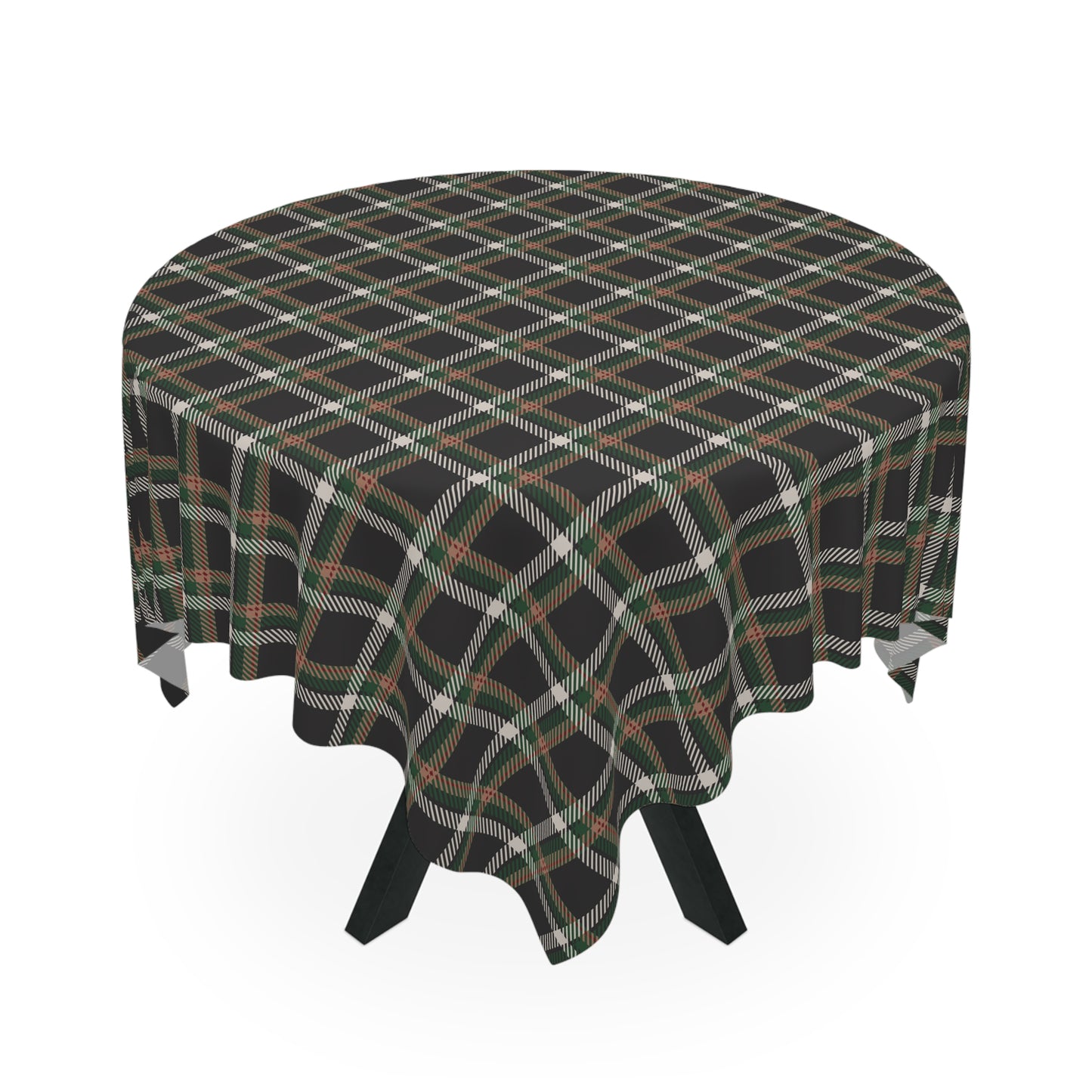 Faithful Tartan Tablecloth – “Abide in Grace” Edition