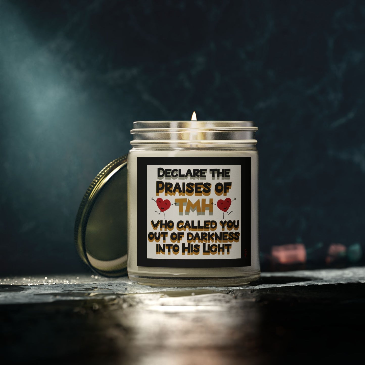 Into His Light – Scripture-Inspired Scented Candle