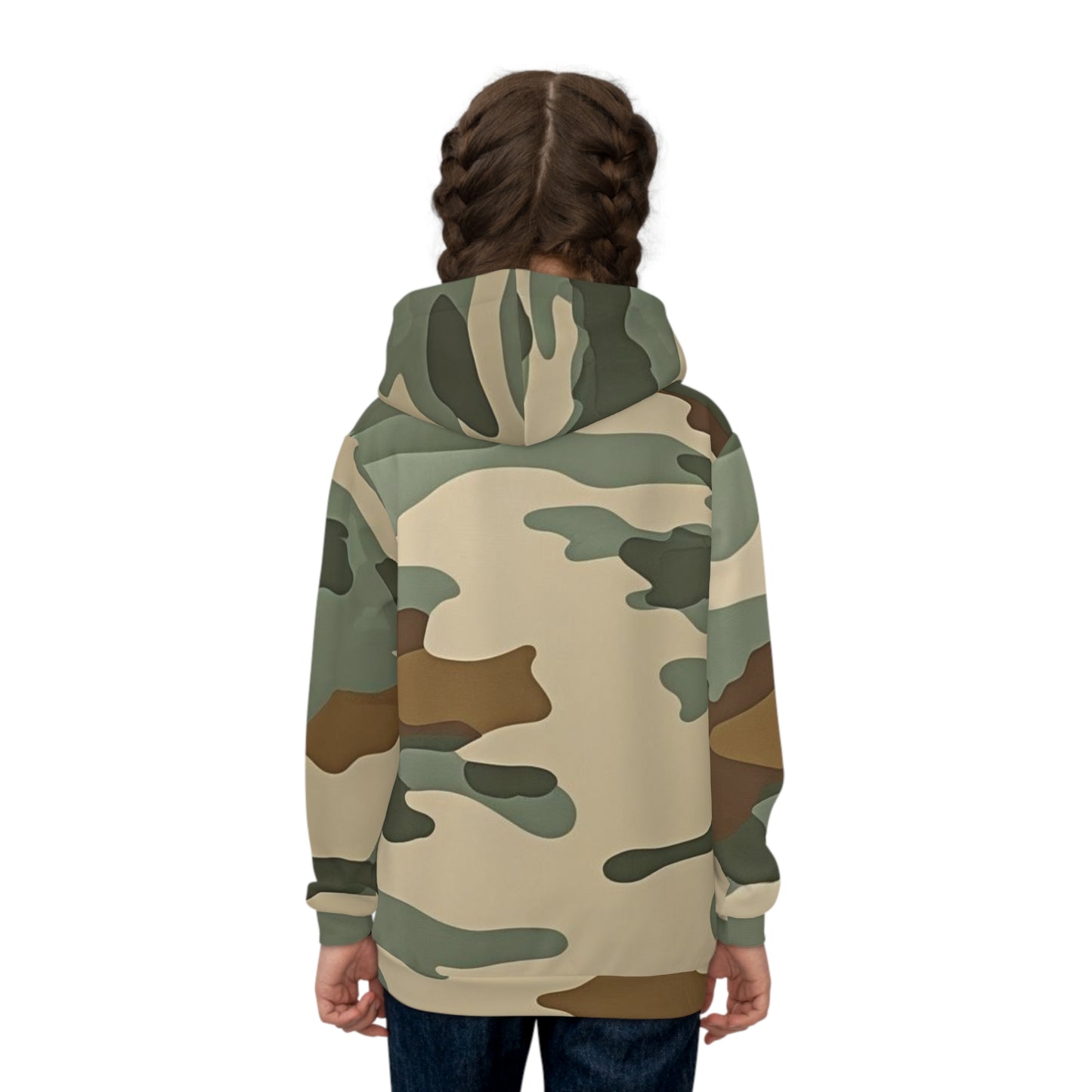 Faithful Fighter – Unisex Camo Hoodie