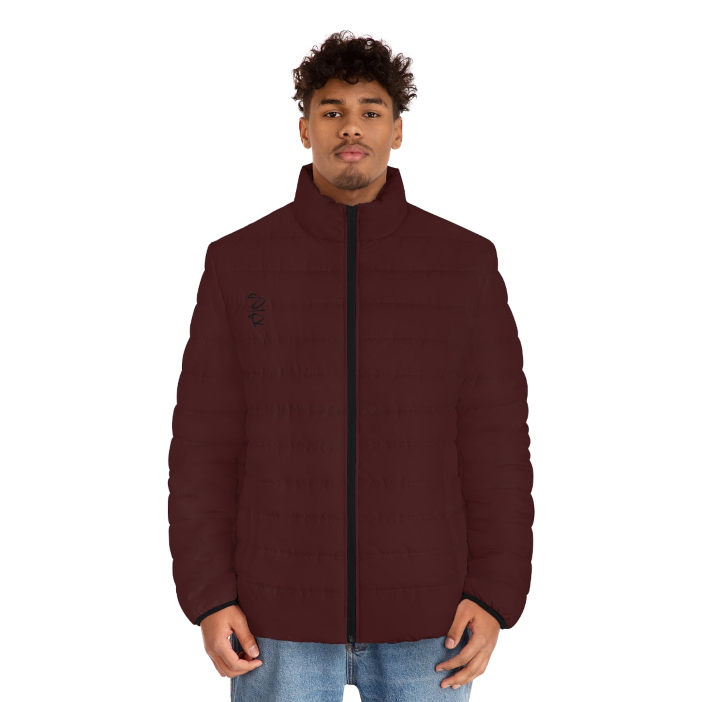 Never Give Up Men’s Puffer Jacket