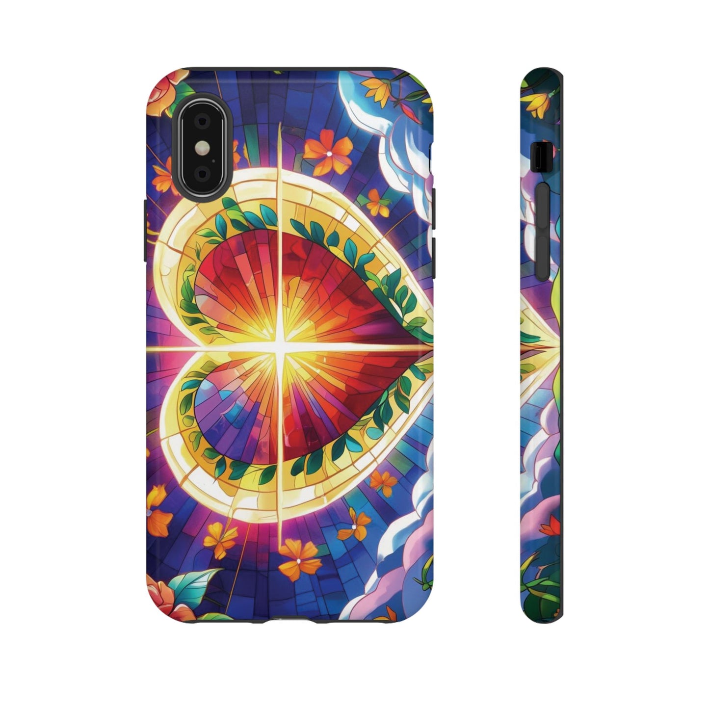 "Heart of Light" Phone Case – Stained Glass Faith Edition