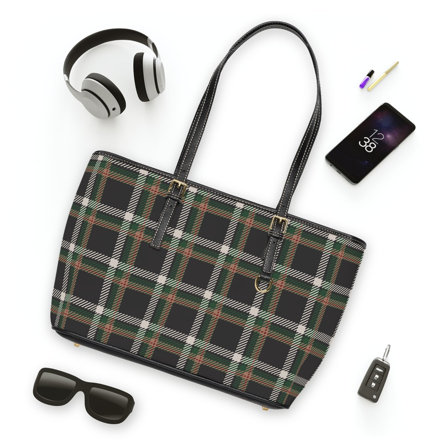 Faithful Tartan Tote – Carry What Matters