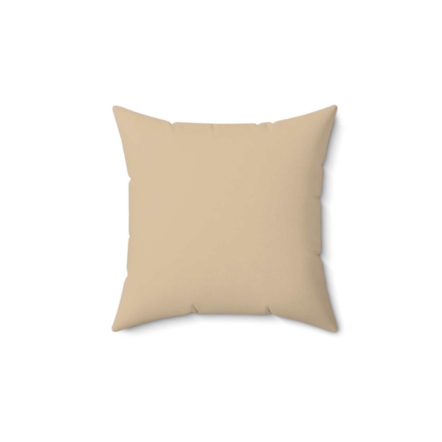 Natural Deco: Soft Beige Throw Pillow
