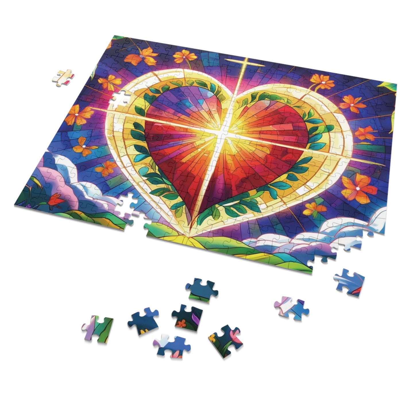 "Heaven’s Heart: Light of Love Puzzle"