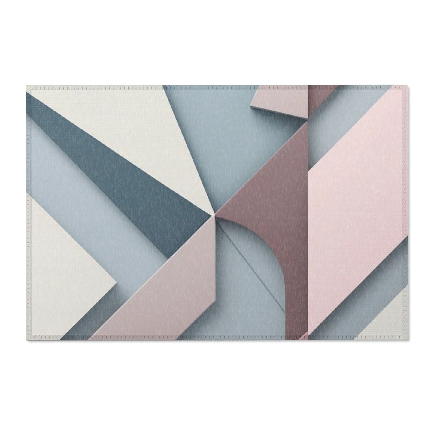 “Steps of Grace” Geometric Area Rug