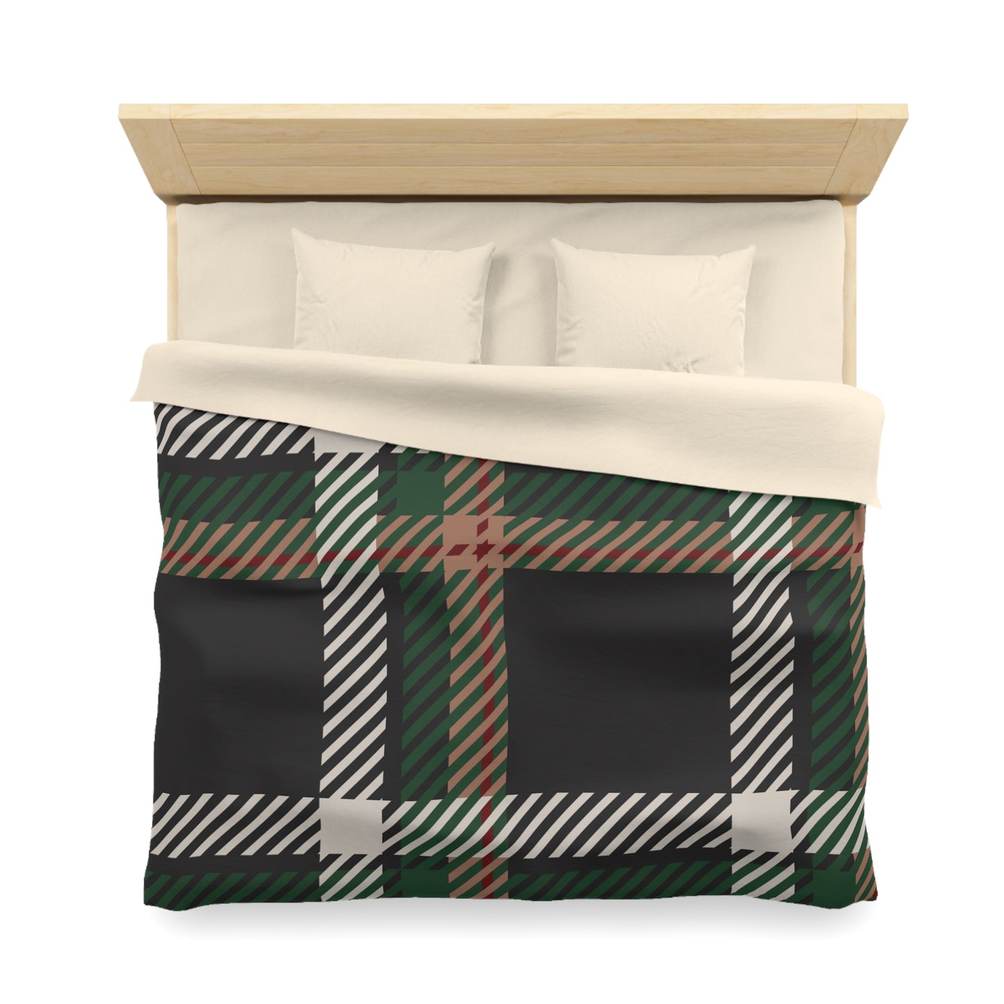 Faithful Tartan | Duvet Cover (Cream or White Underside)