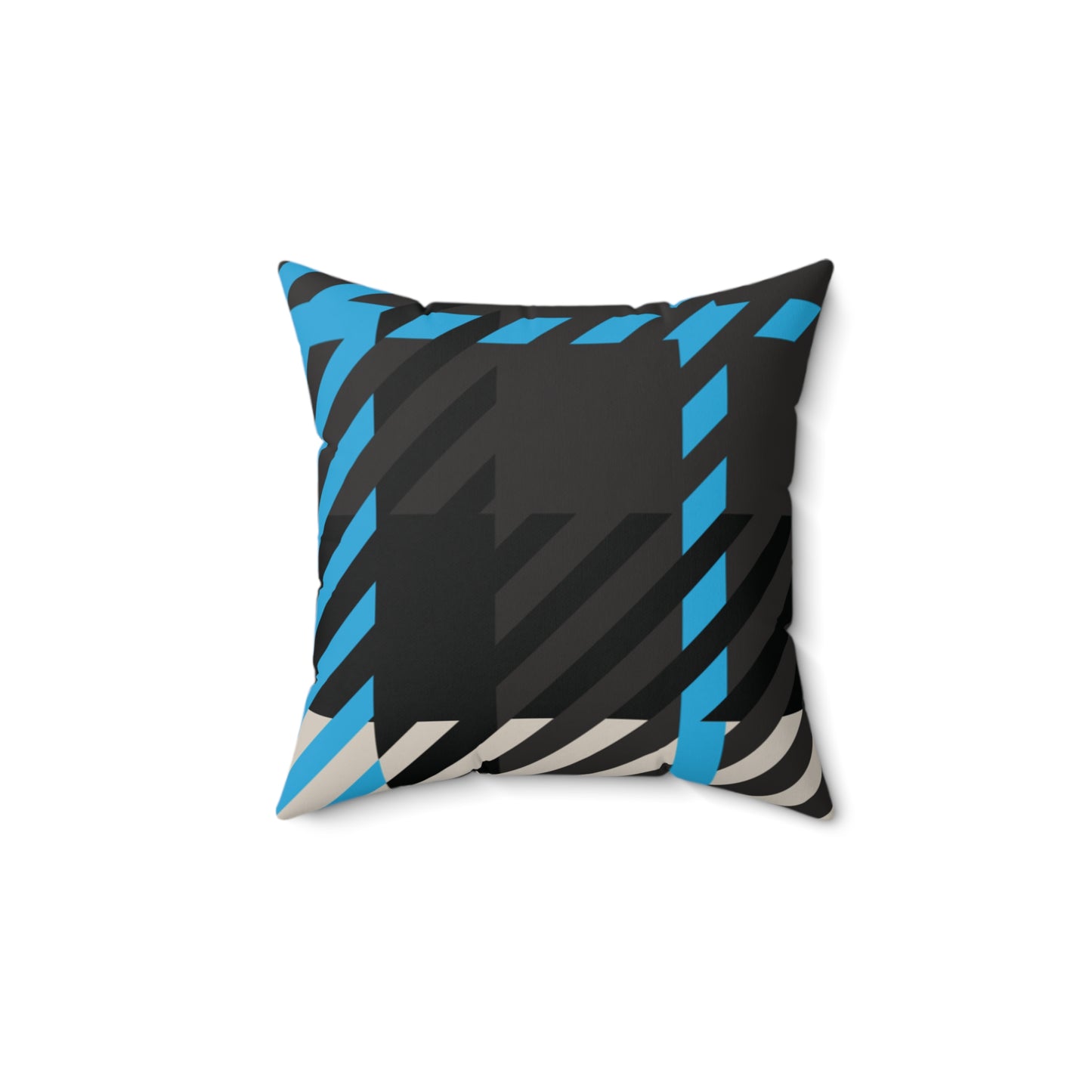 Frozen Echo Reversible Throw Pillow – Gamma Blue Edition
