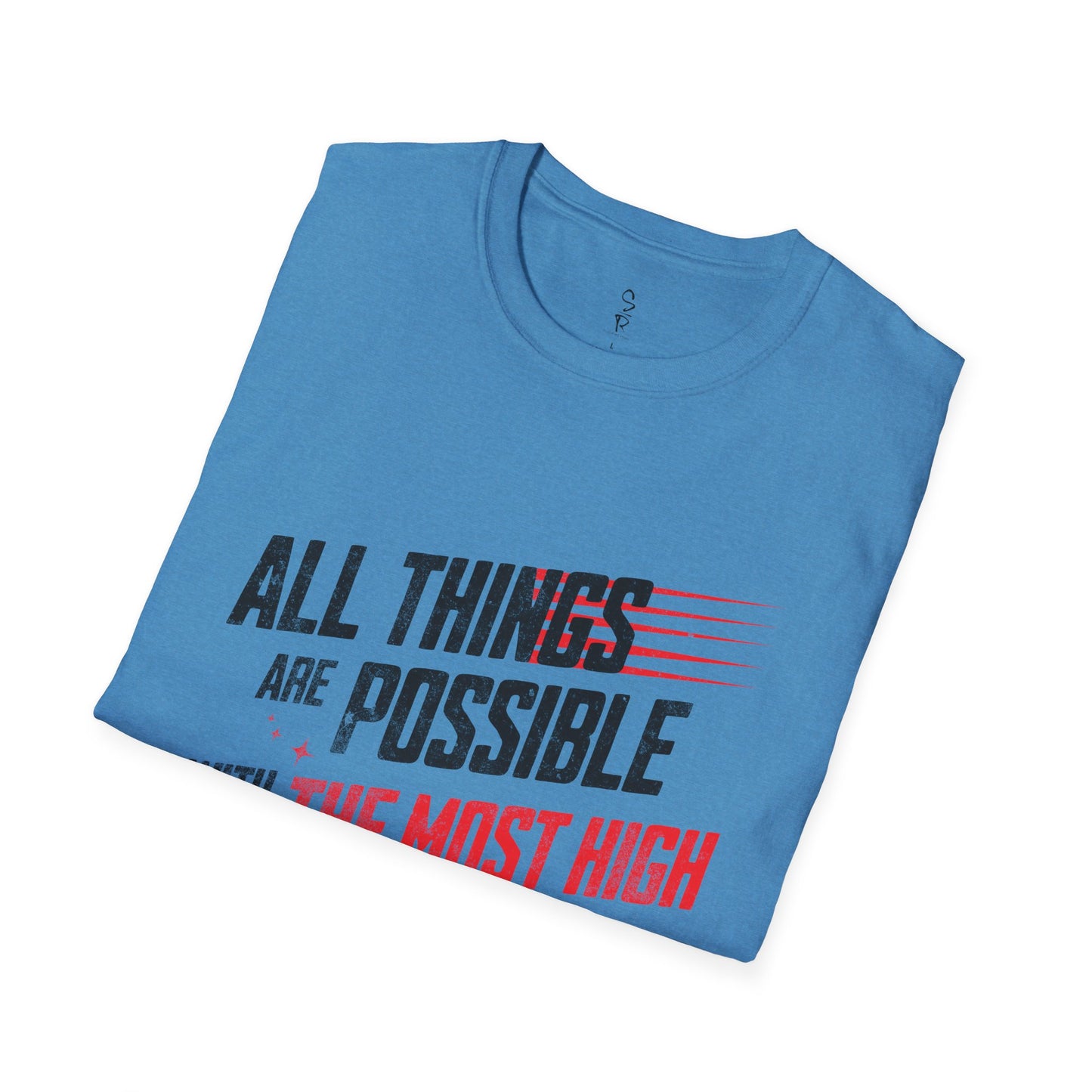 All Things Possible Tee – Powered by the Most High