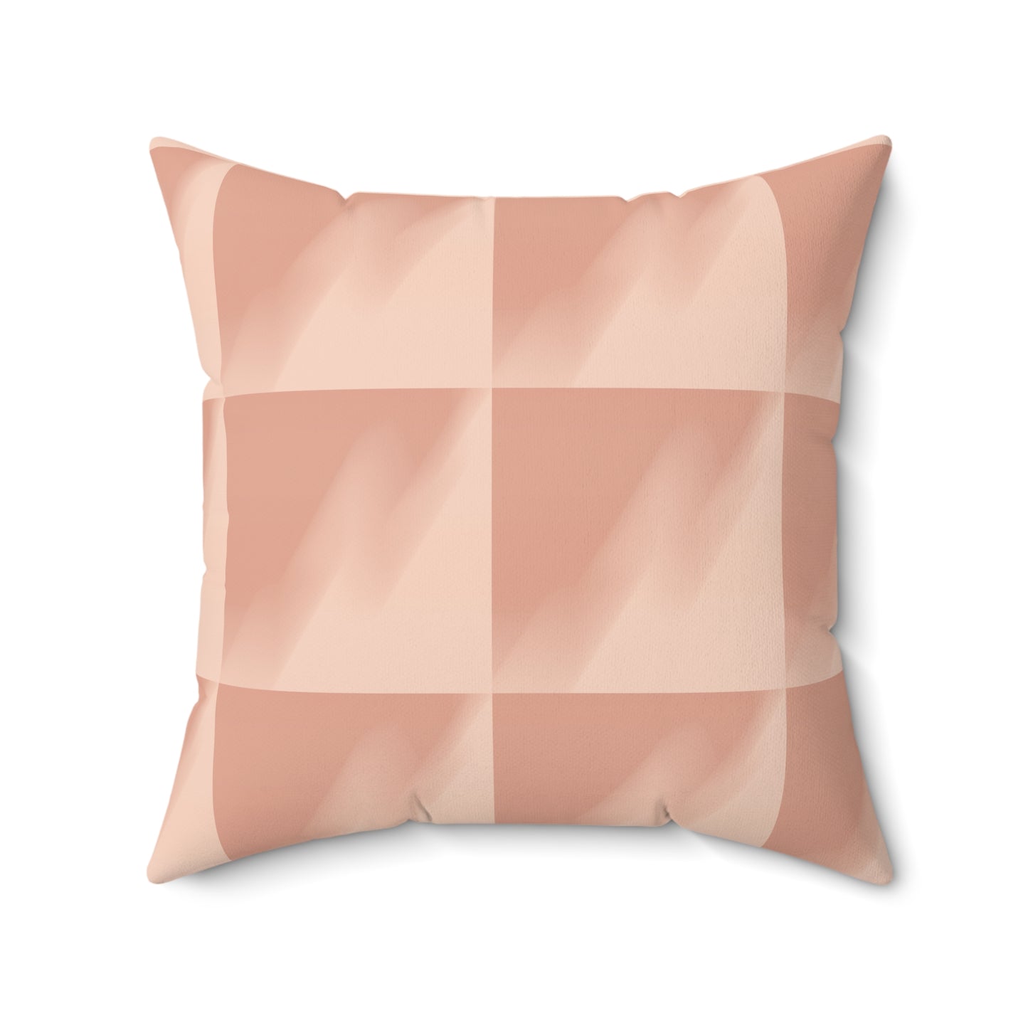 “Whispers of Clay | Checkered Throw Pillow”