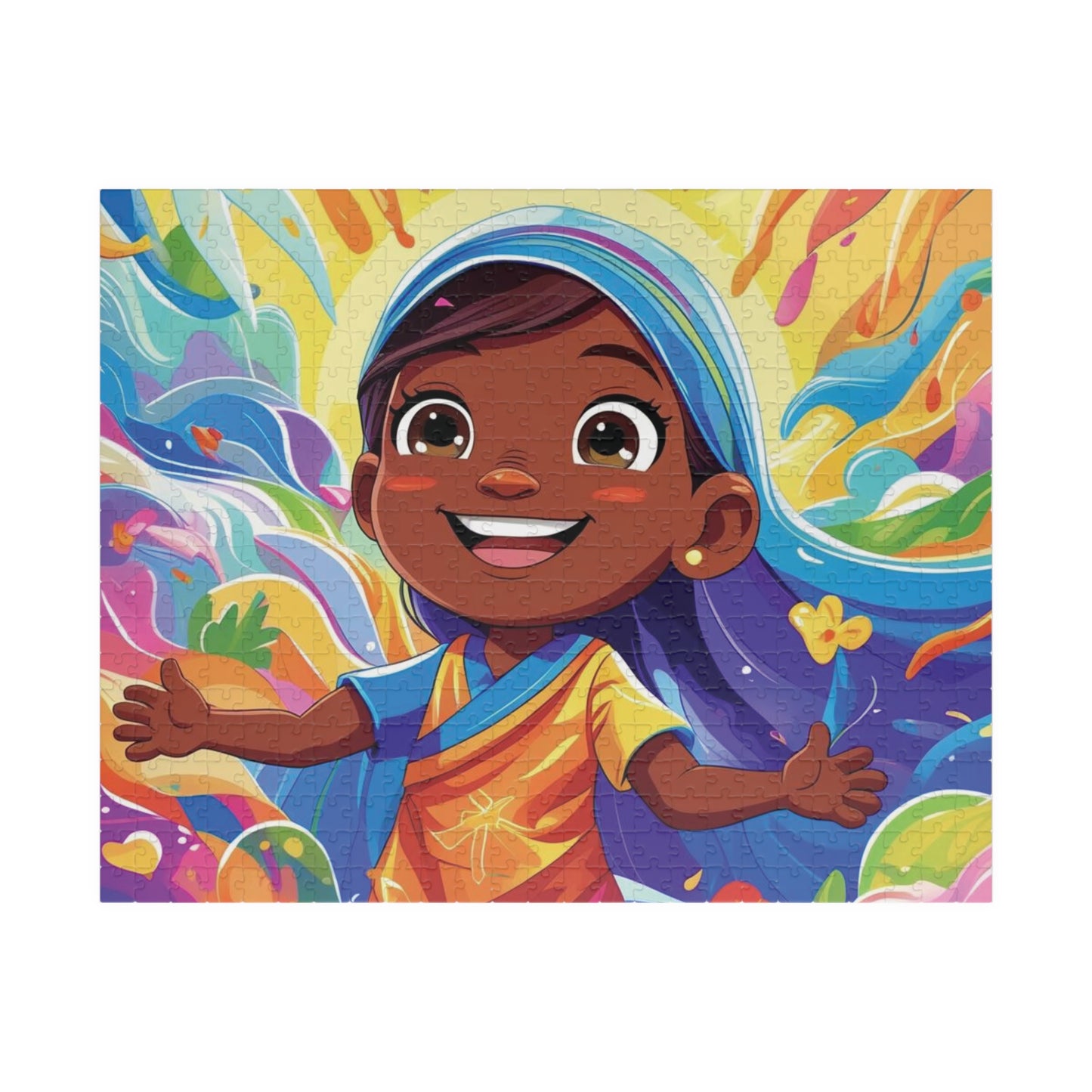 "Joyful Light: Radiant Faith Puzzle"