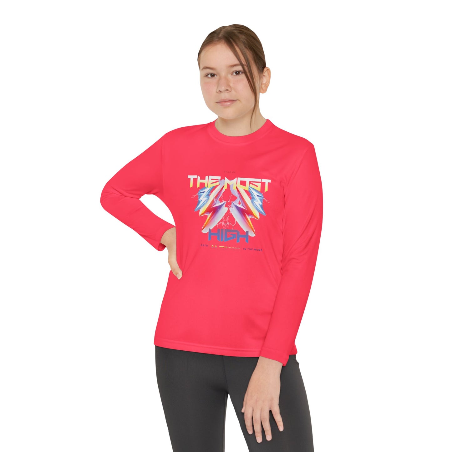 Child of the Most High – Youth Long Sleeve Tee (Unisex, Multiple Colors)
