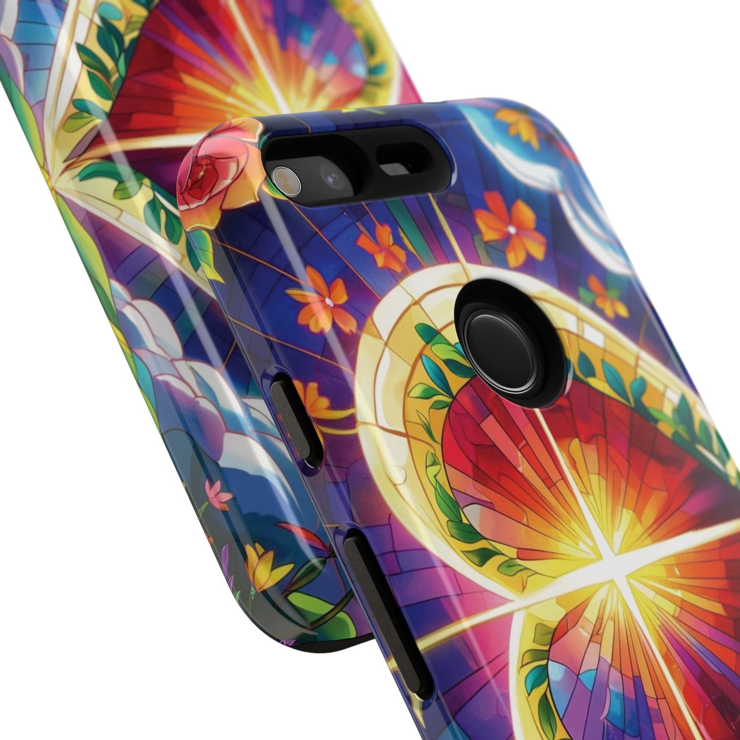 "Heart of Light" Phone Case – Stained Glass Faith Edition