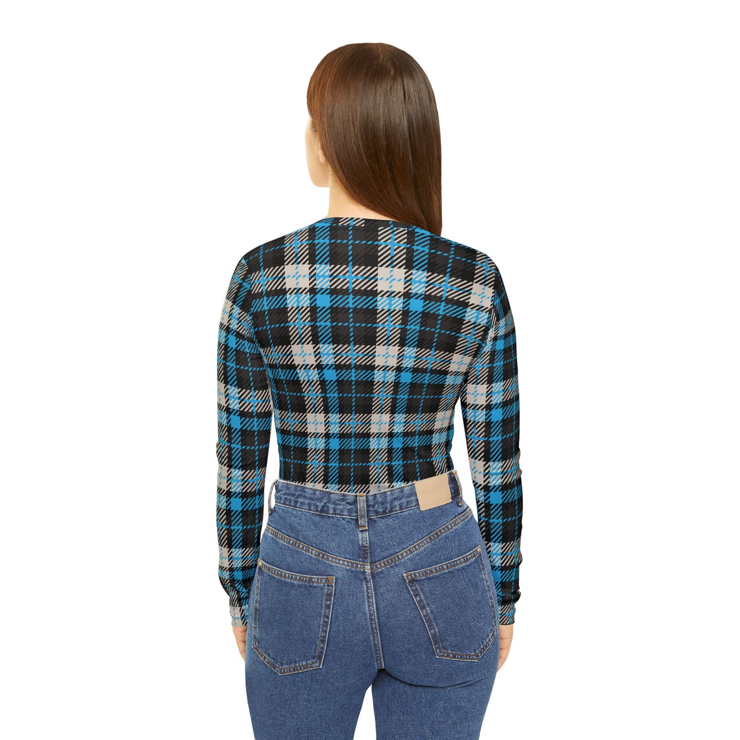 Silent Crossing Women’s V-Neck Long Sleeve – Grace in the Shadows