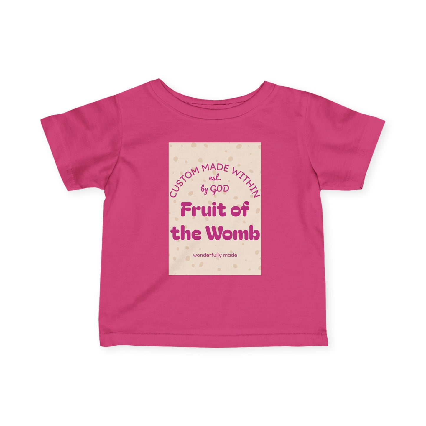 Fruit of the Womb Baby Tee – Sandstone Sprinkle