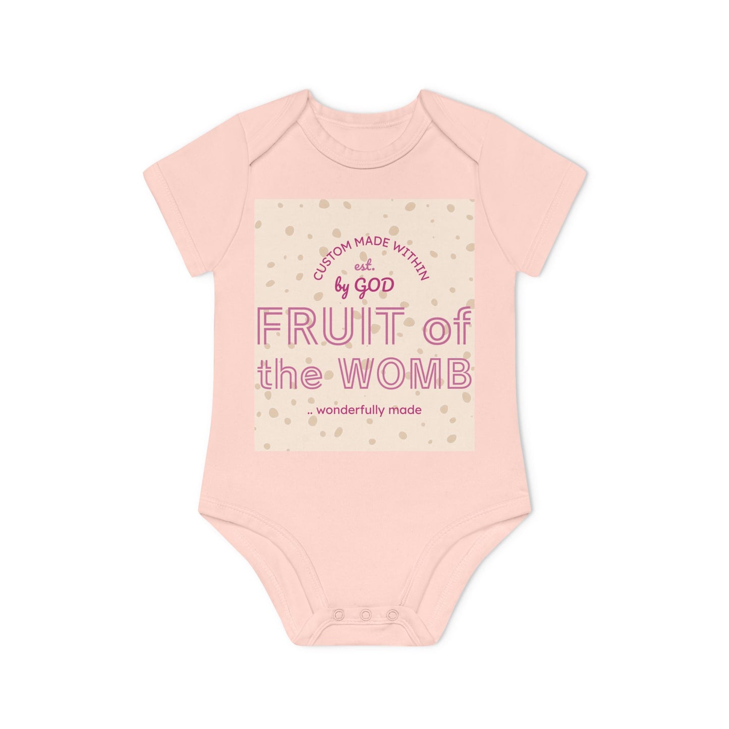 Organic Baby Bodysuit - Fruit of the Womb