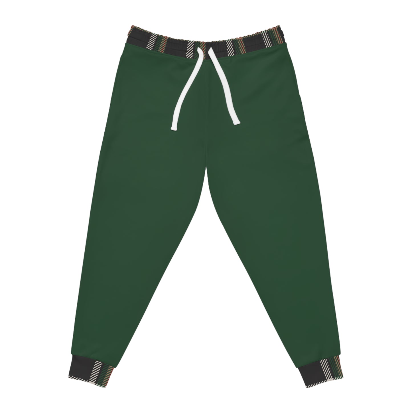 Faithful Tartan Joggers – Forest Green