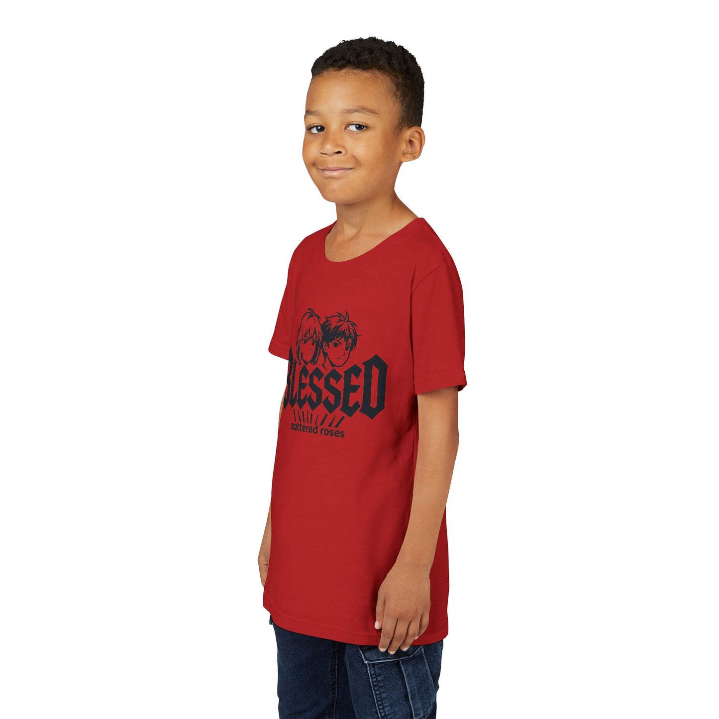 BLESSED Kids Tee – Kingdom Style for the Next Generation - Trendy Japanese Anime Summer Apparel