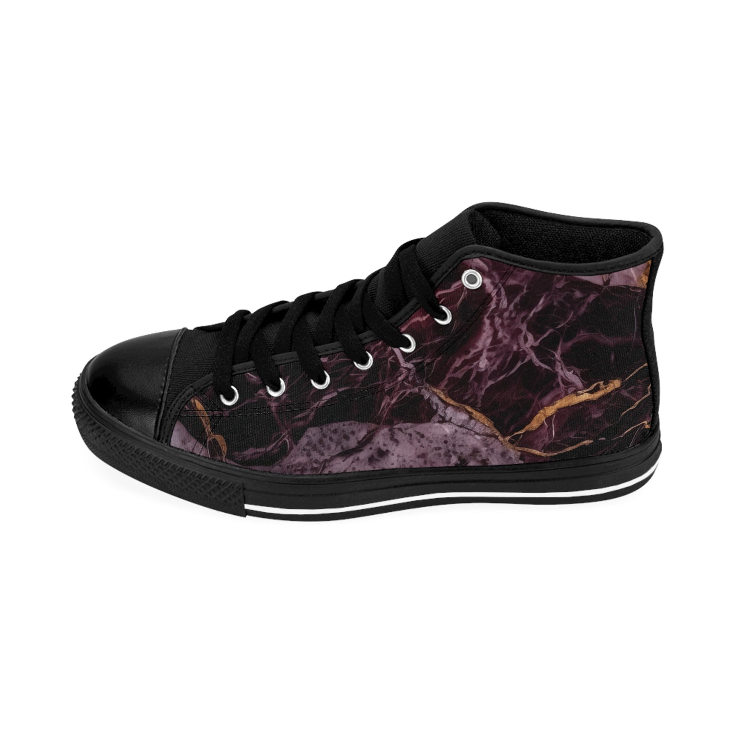 Crushed & Crowned High-Top Sneakers – Rise, Stand, Conquer