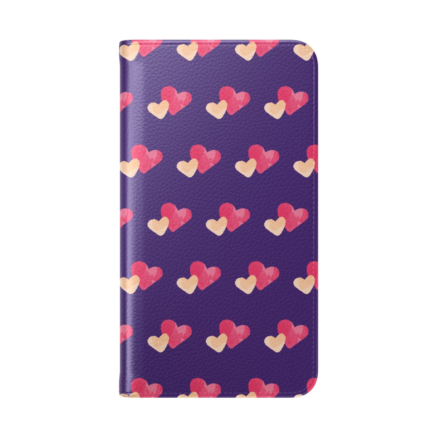 "Faith-Filled Hearts | Flip Phone Case – Purple"