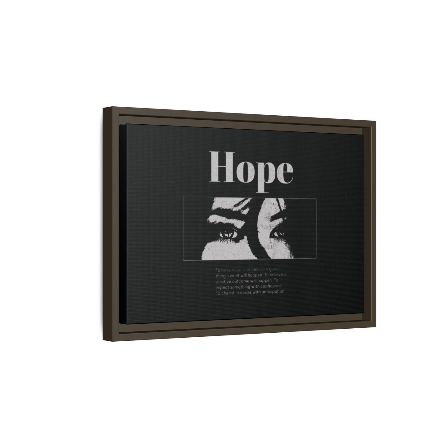 Hope – Eyes That Still Believe (Framed Art Print)