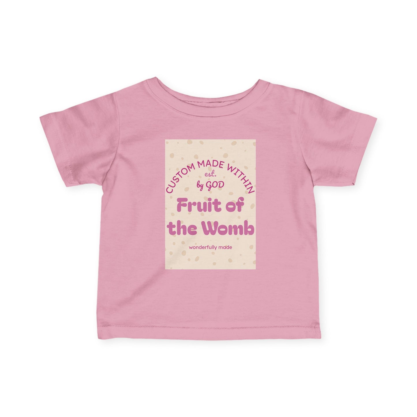 Fruit of the Womb Baby Tee – Sandstone Sprinkle