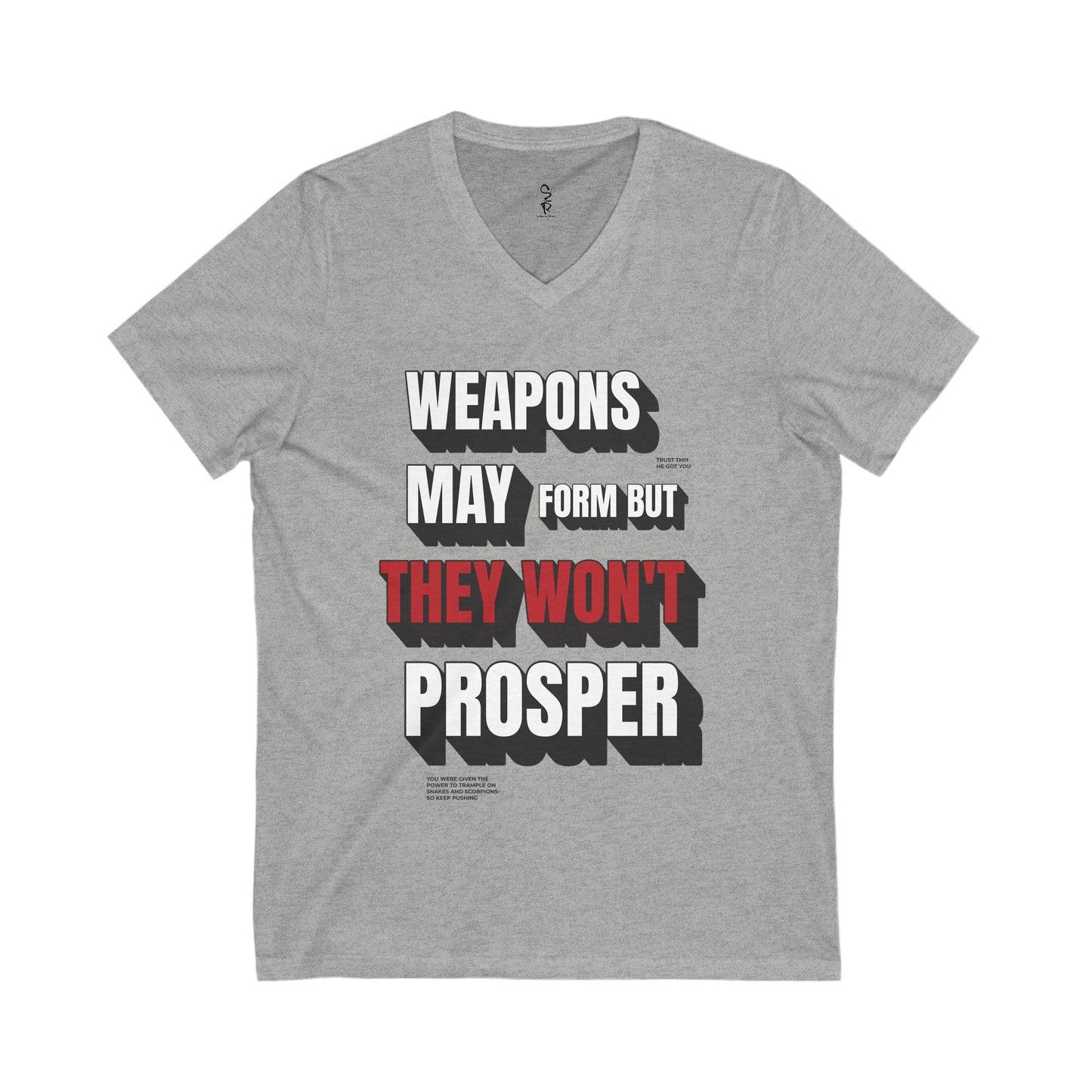 They Won’t Prosper Tee – Isaiah 54:17 Vibes