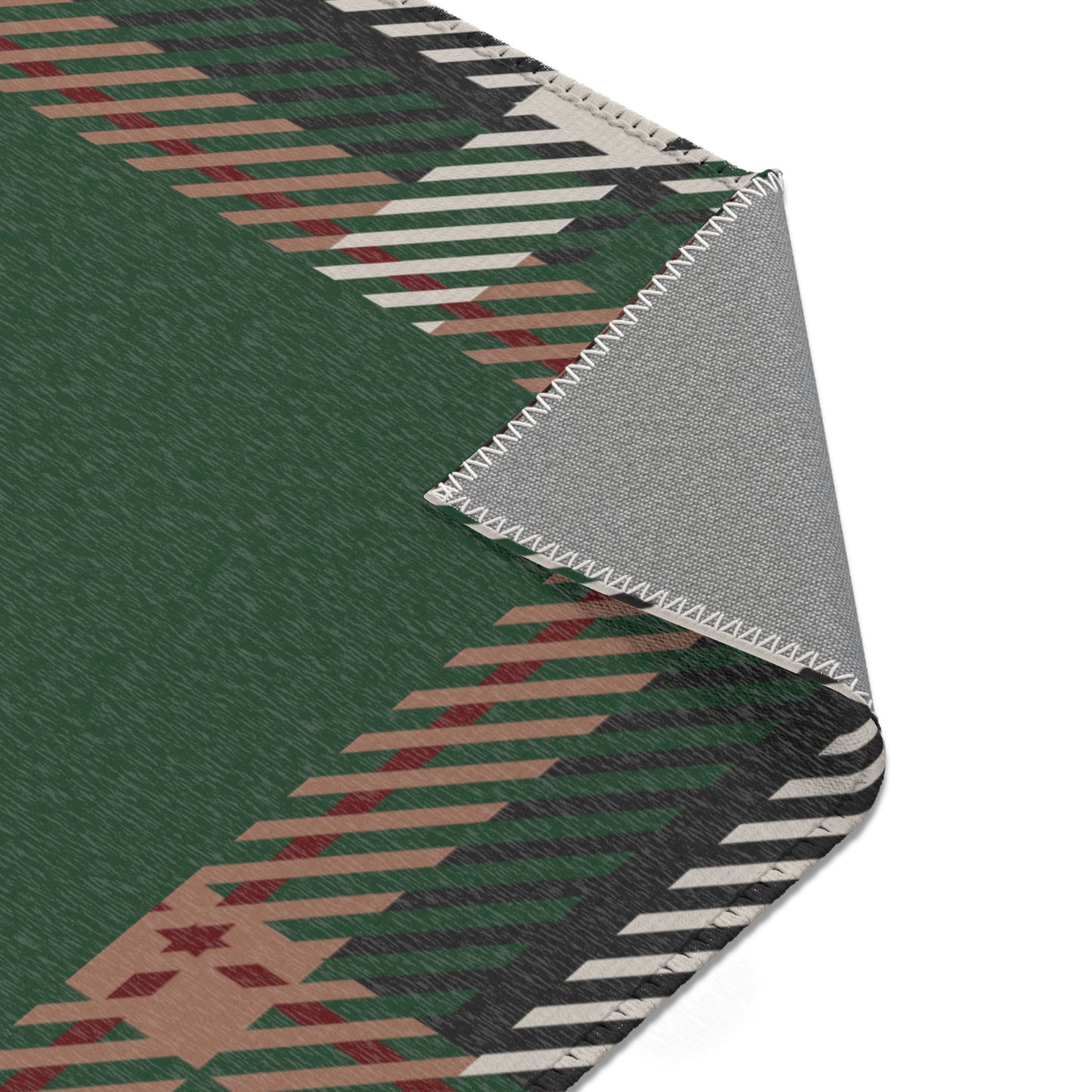 Abide Rug – Evergreen & Plaid