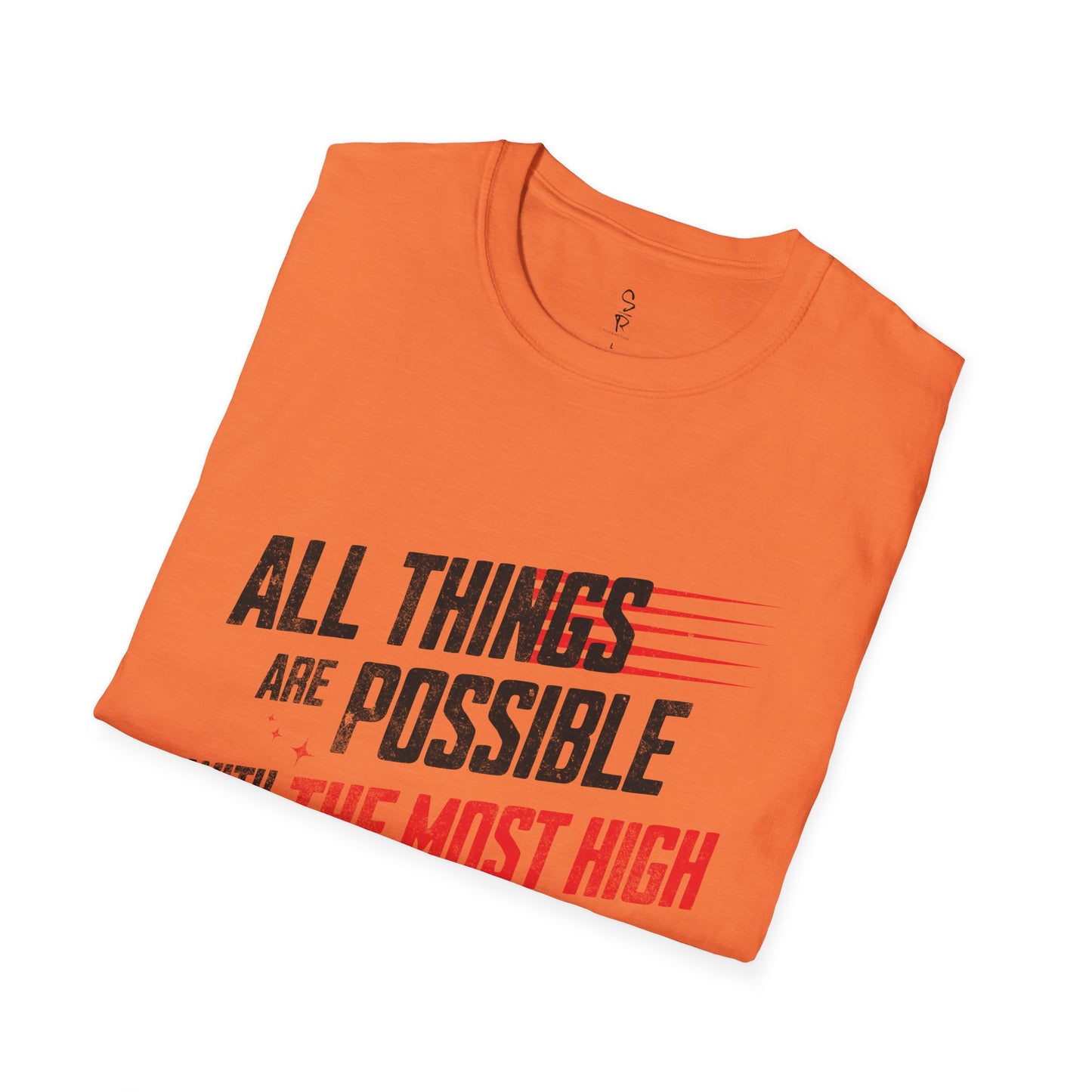 All Things Possible Tee – Powered by the Most High