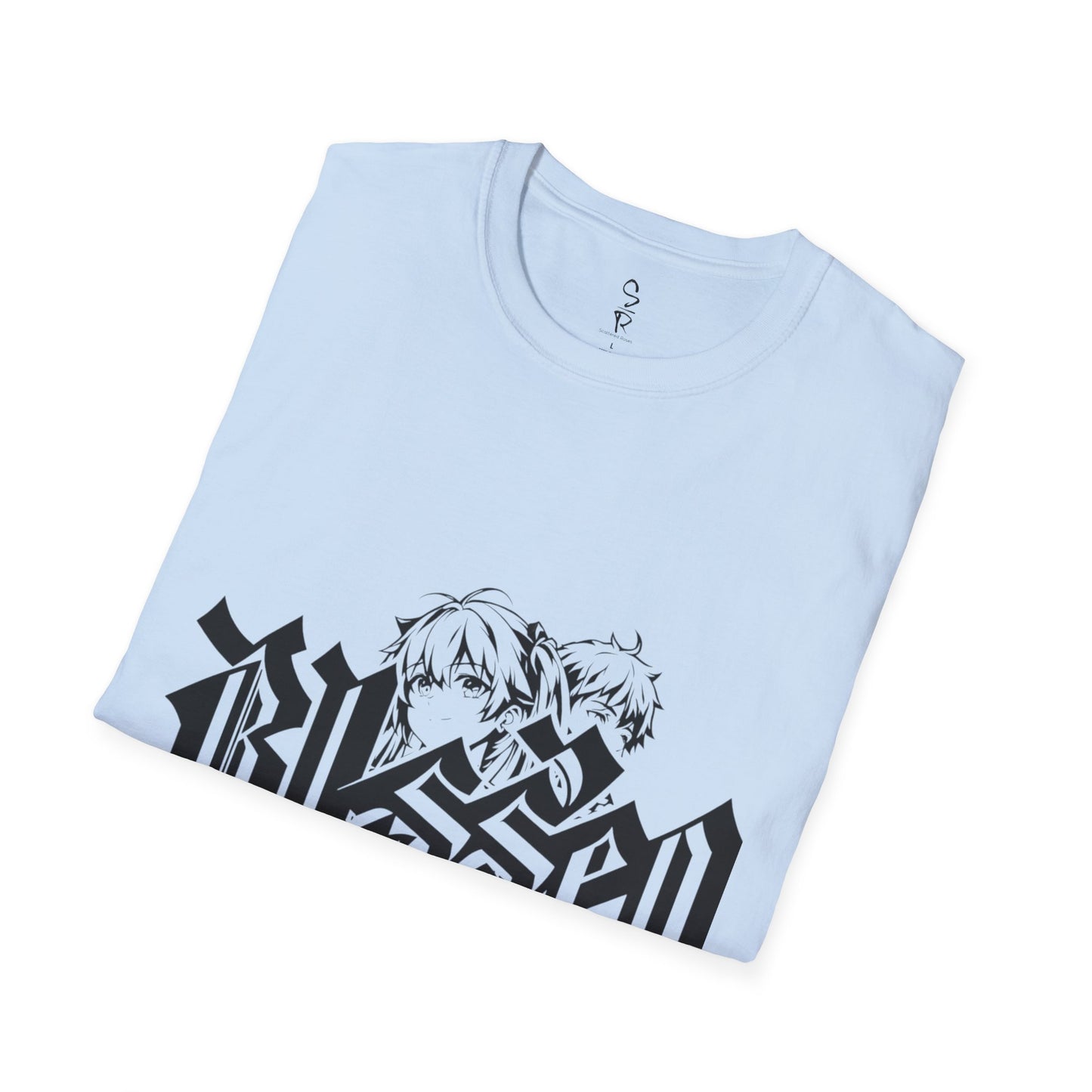 Blessed Graffiti Tee – Covered in Grace, Clothed in Boldness