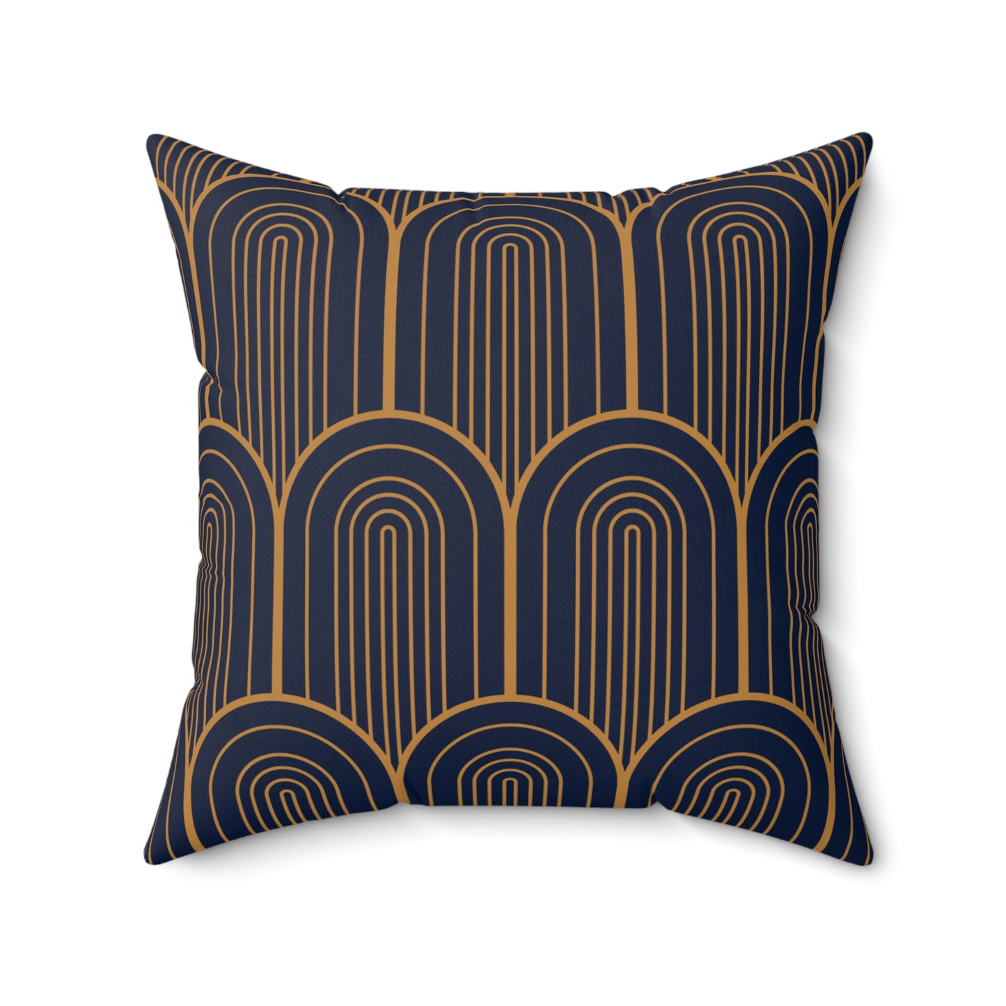 Midnight Luxe Archways Throw Pillow